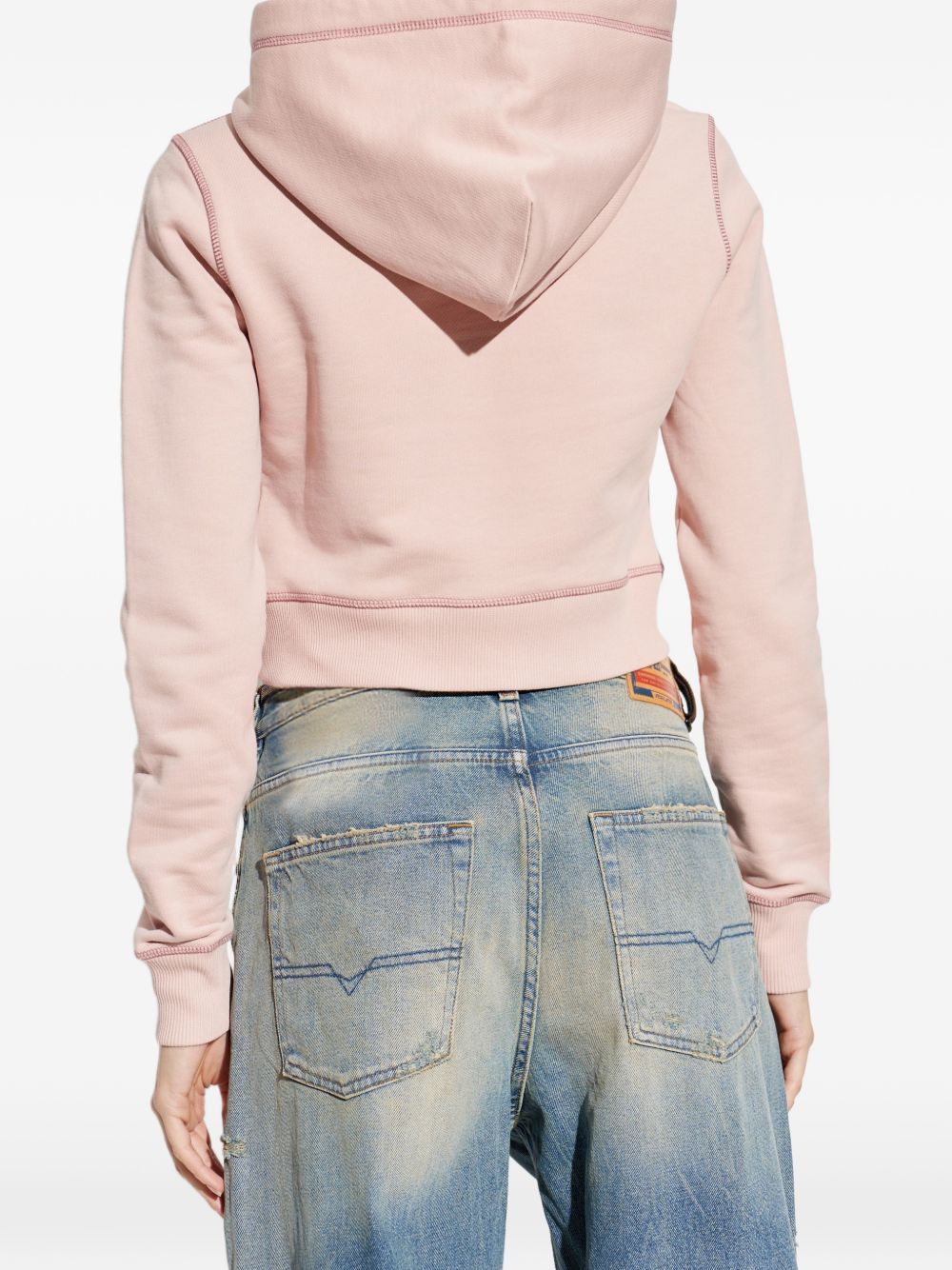 Diesel HEART COTTON HOODIE Size XS / US 0-2 / IT 36-38 - 3 Thumbnail