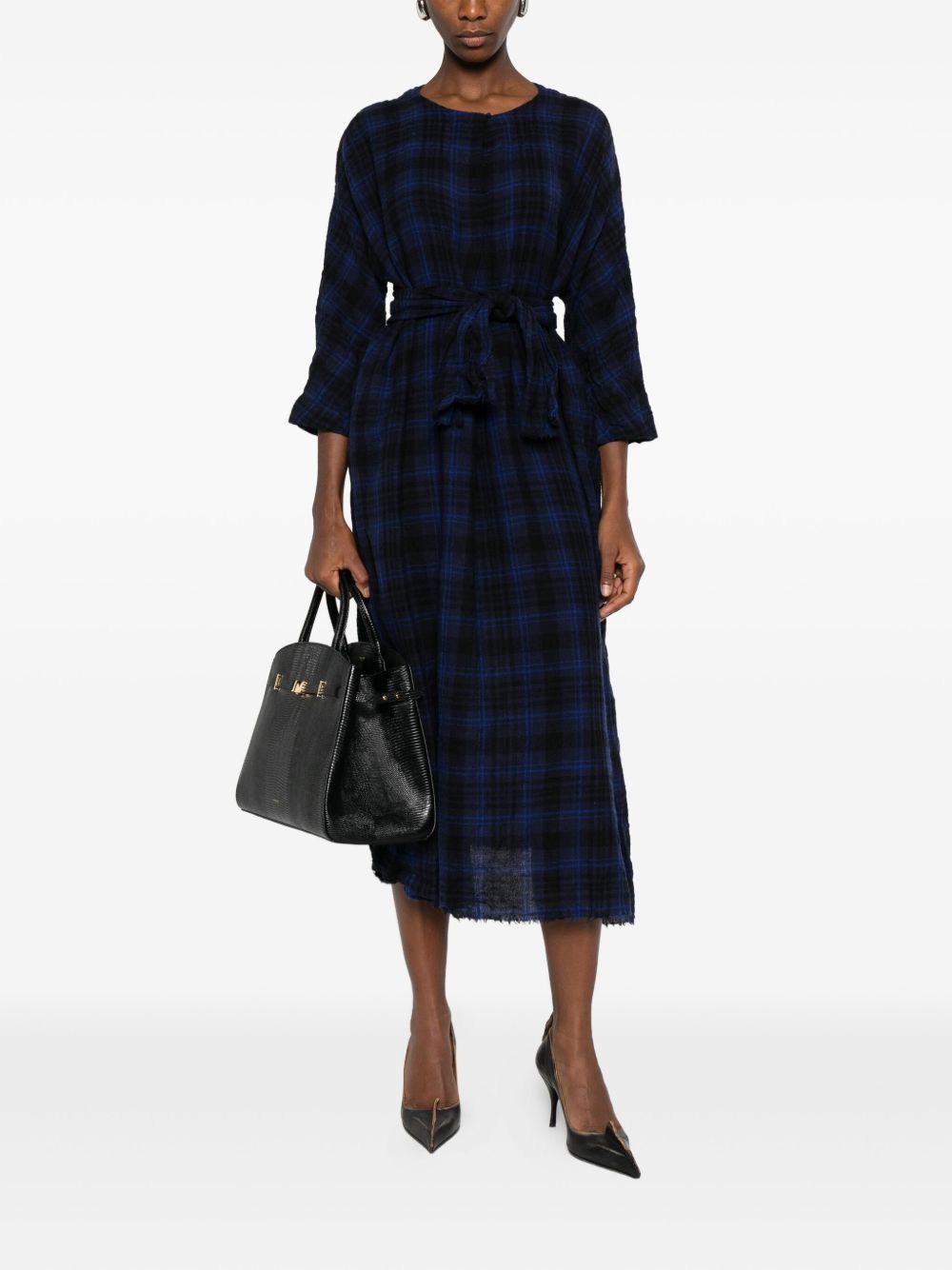 Daniela Gregis TARTAN WOOL DRESS Size M / US 6-8 / IT 42-44 - 2 Thumbnail