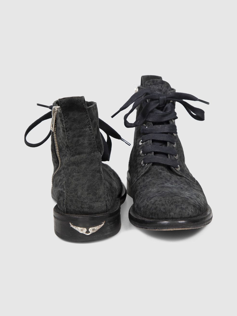 Zadig & Voltaire Green Suede Laureen Leo Boots Size US 9 / IT 39 - 3 Thumbnail