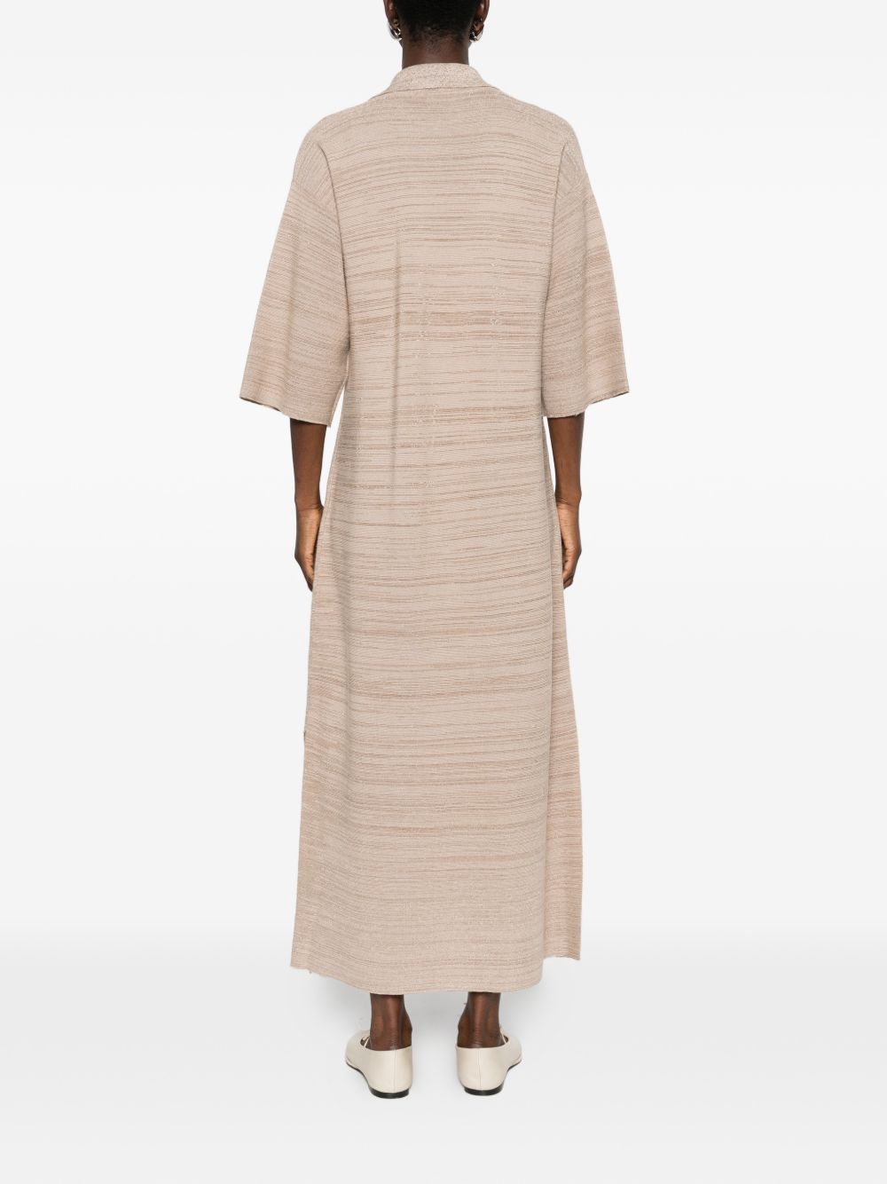 Fabiana Filippi WOOL AND COTTON SHIRTDRESS Size M / US 6-8 / IT 42-44 - 5 Thumbnail