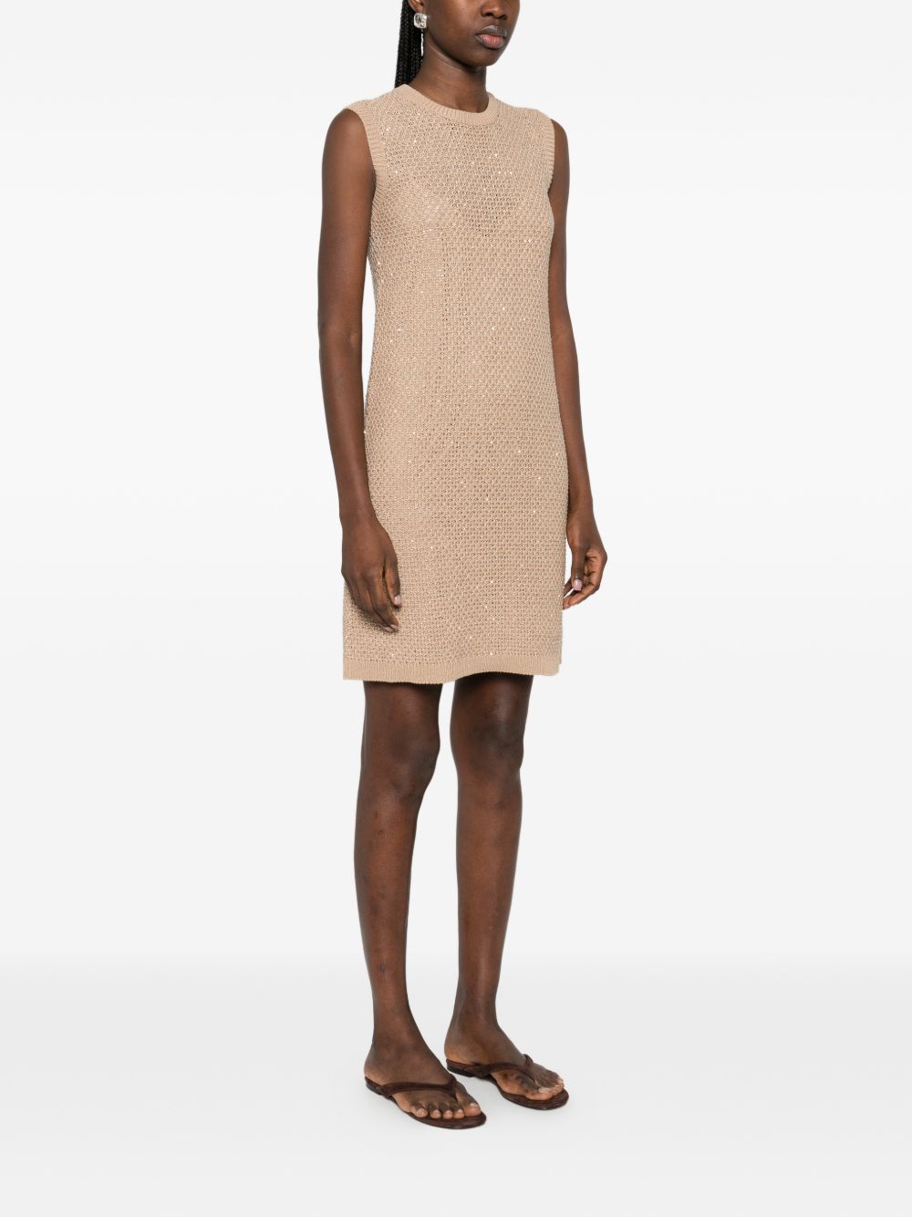 Fabiana Filippi SHORT DRESS Size M / US 6-8 / IT 42-44 - 2 Thumbnail