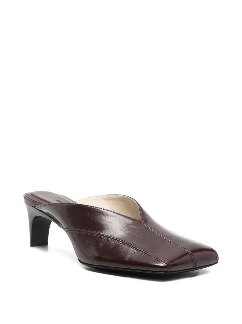 Phoebe Philo TILT LEATHER MULES Size US 9 / IT 39 - 4 Thumbnail