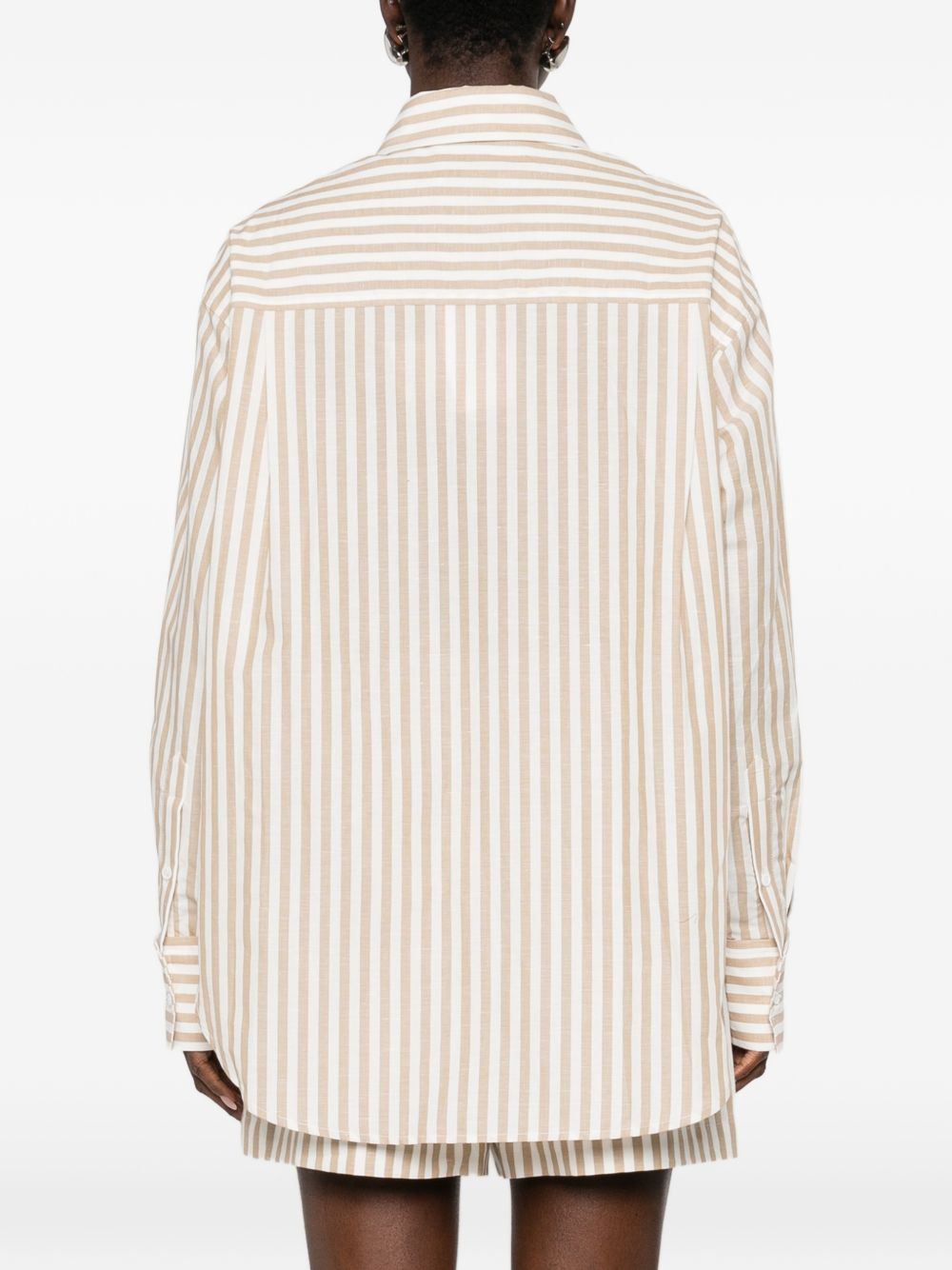 Iro AZALOA STRIPED COTTON BLOUSE Size M / US 6-8 / IT 42-44 - 2 Thumbnail