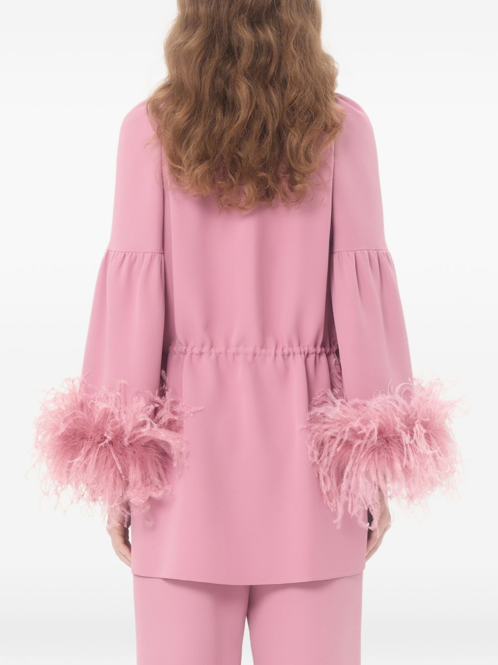 Valentino FEATHERED SILK TOP Size M / US 6-8 / IT 42-44 - 2 Thumbnail