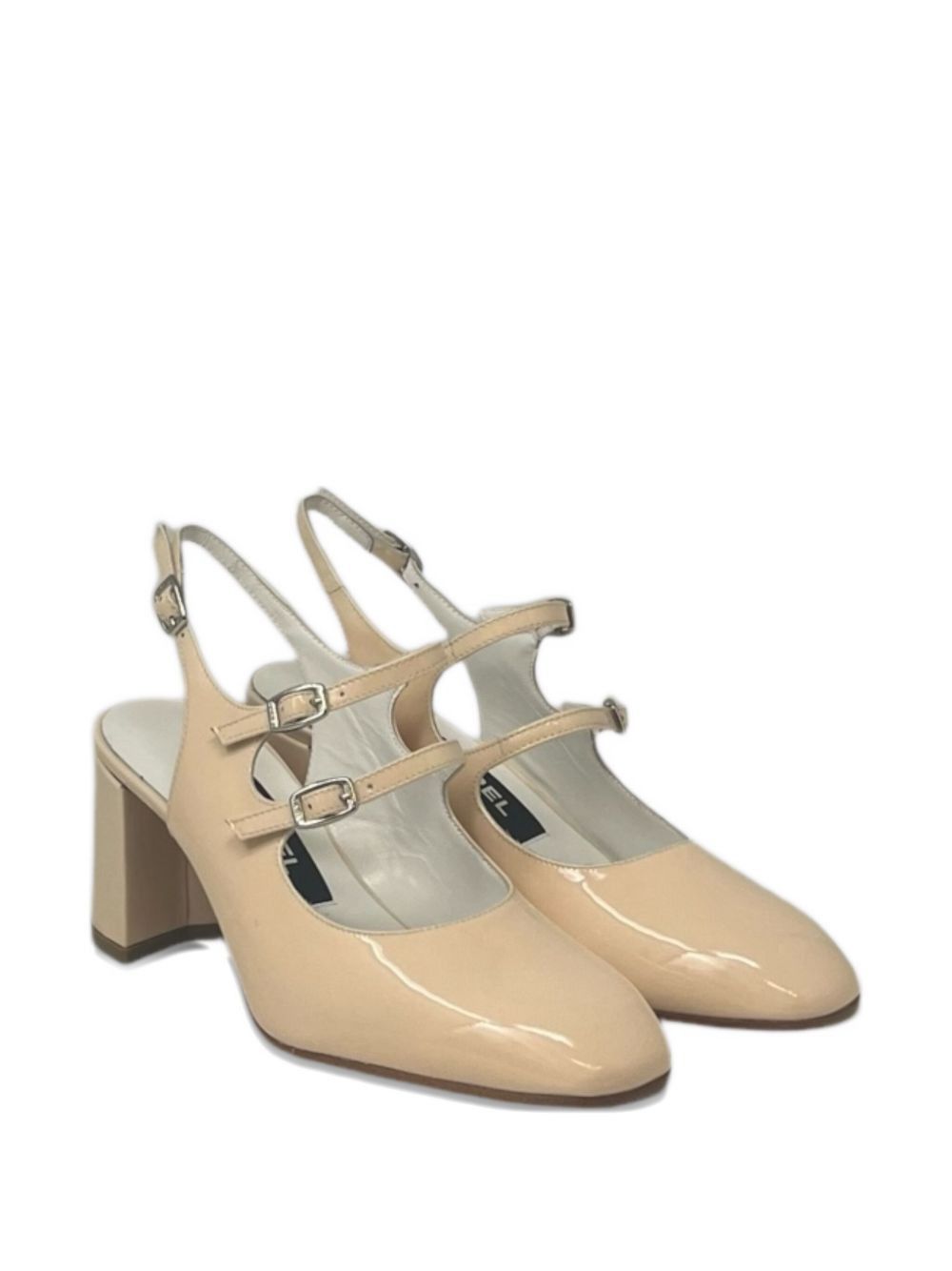 Carel Paris BANANA PATENT LEATHET PUMPS Size US 6.5 / IT 36.5 - 4 Thumbnail