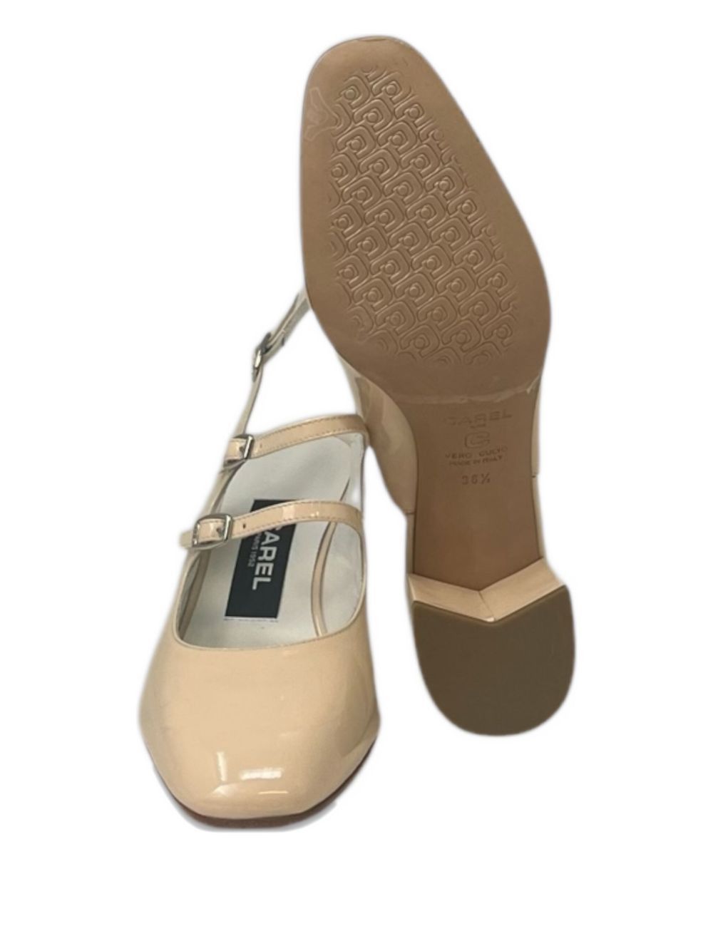 Carel Paris BANANA PATENT LEATHET PUMPS Size US 7 / IT 37 - 2 Thumbnail
