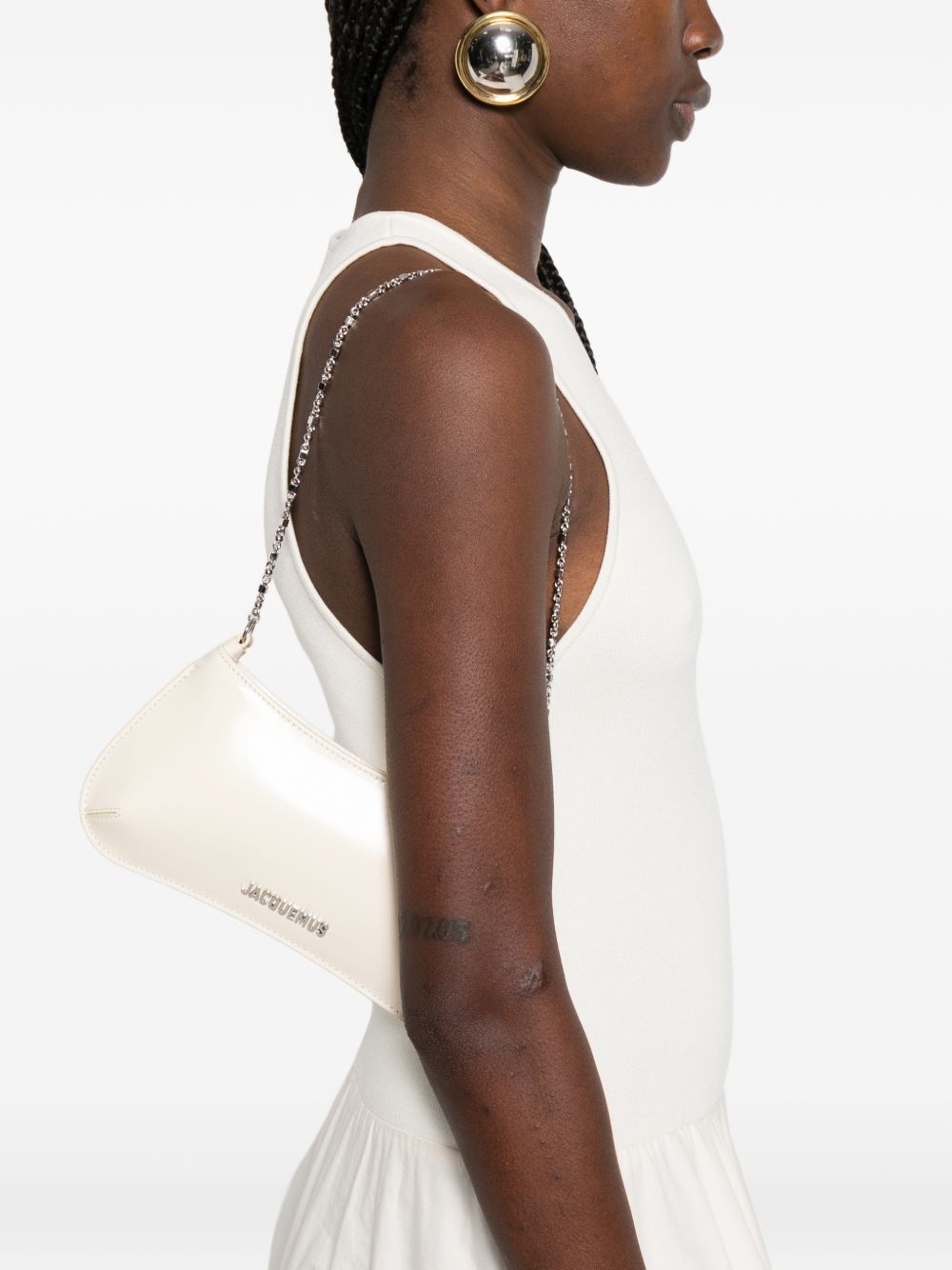 Jacquemus LE PETIT BISOU CHAINE LEATHER SHOULDER BAG Size ONE SIZE - 4 Thumbnail