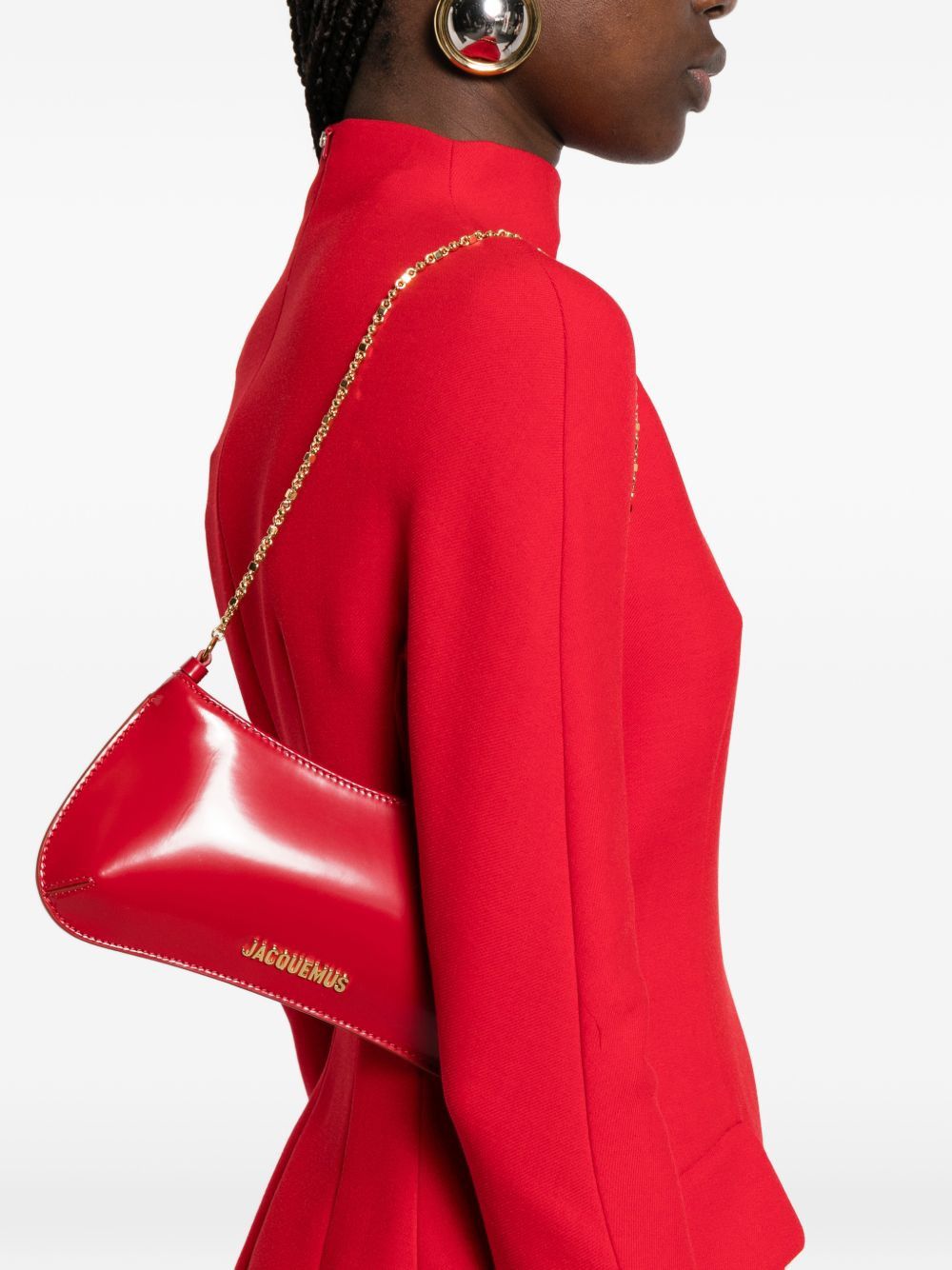 Jacquemus LE PETIT BISOU CHAINE LEATHER SHOULDER BAG Size ONE SIZE - 2 Thumbnail
