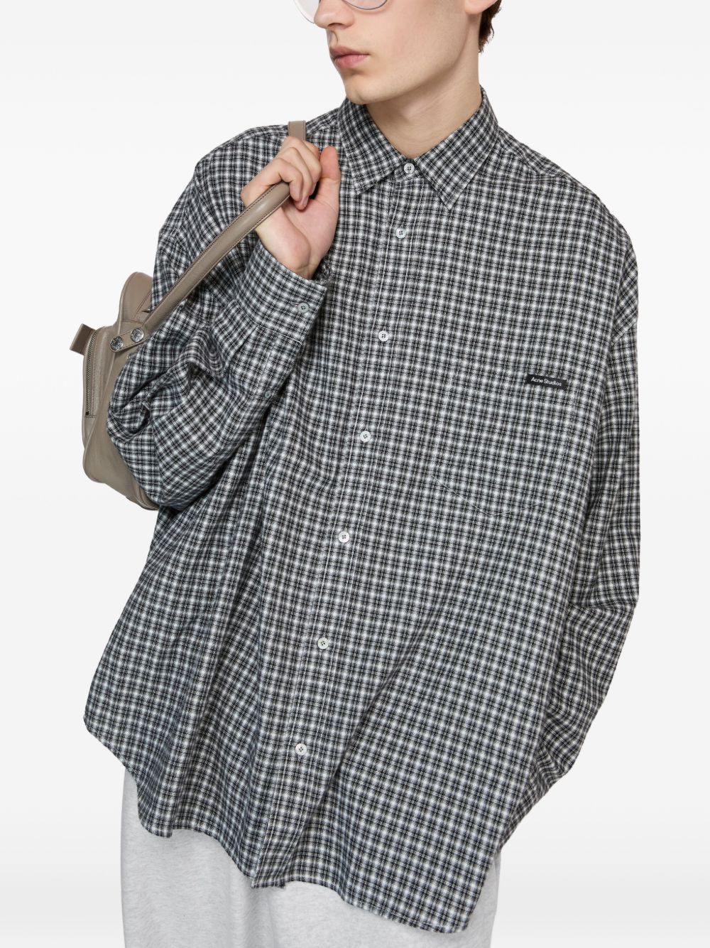 Acne Studios CHECKED COTTON SHIRT Size US M / EU 48-50 / 2 - 3 Thumbnail