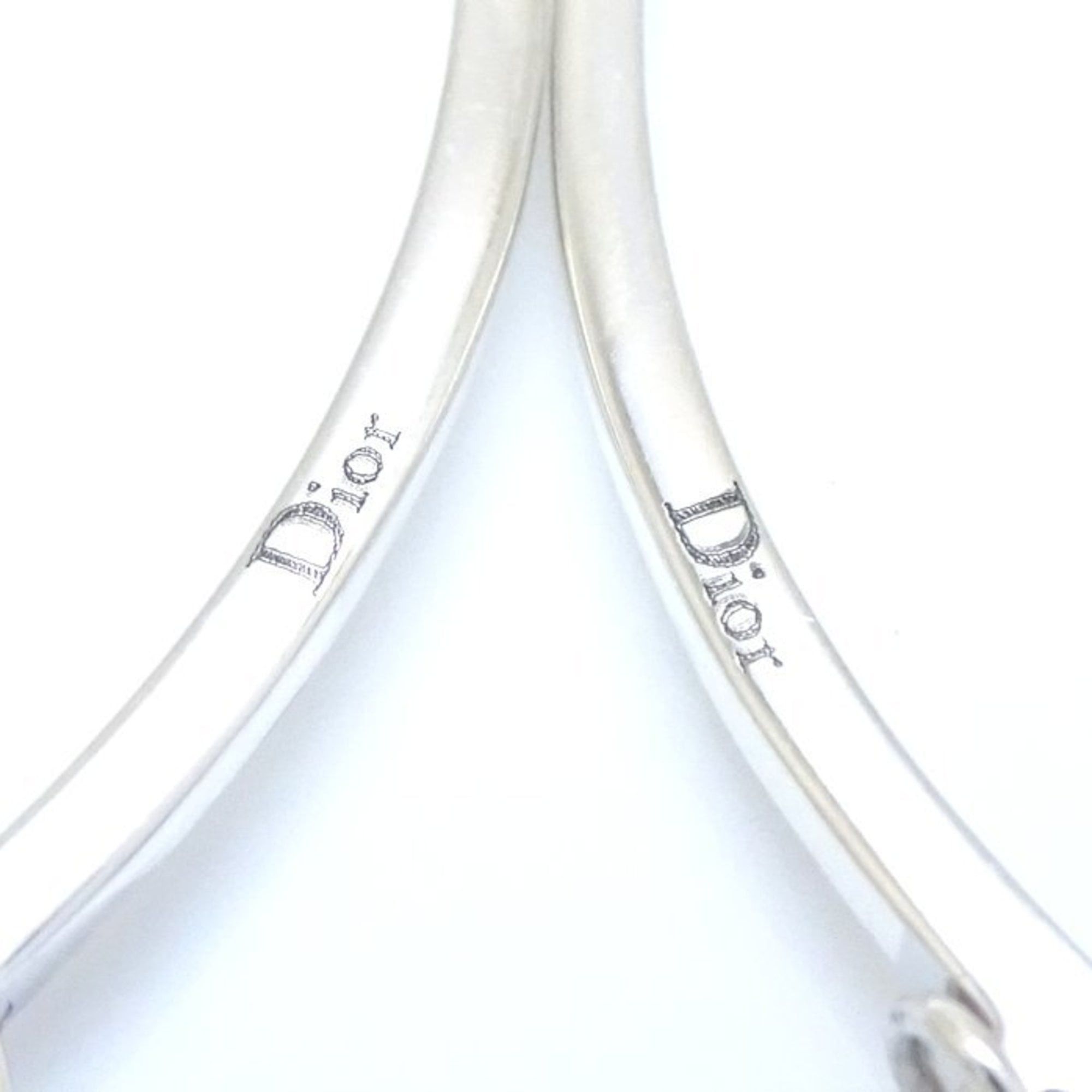 Dior Christian Dior hoop chain earrings in 925 silver (292968) Size ONE SIZE - 6 Thumbnail