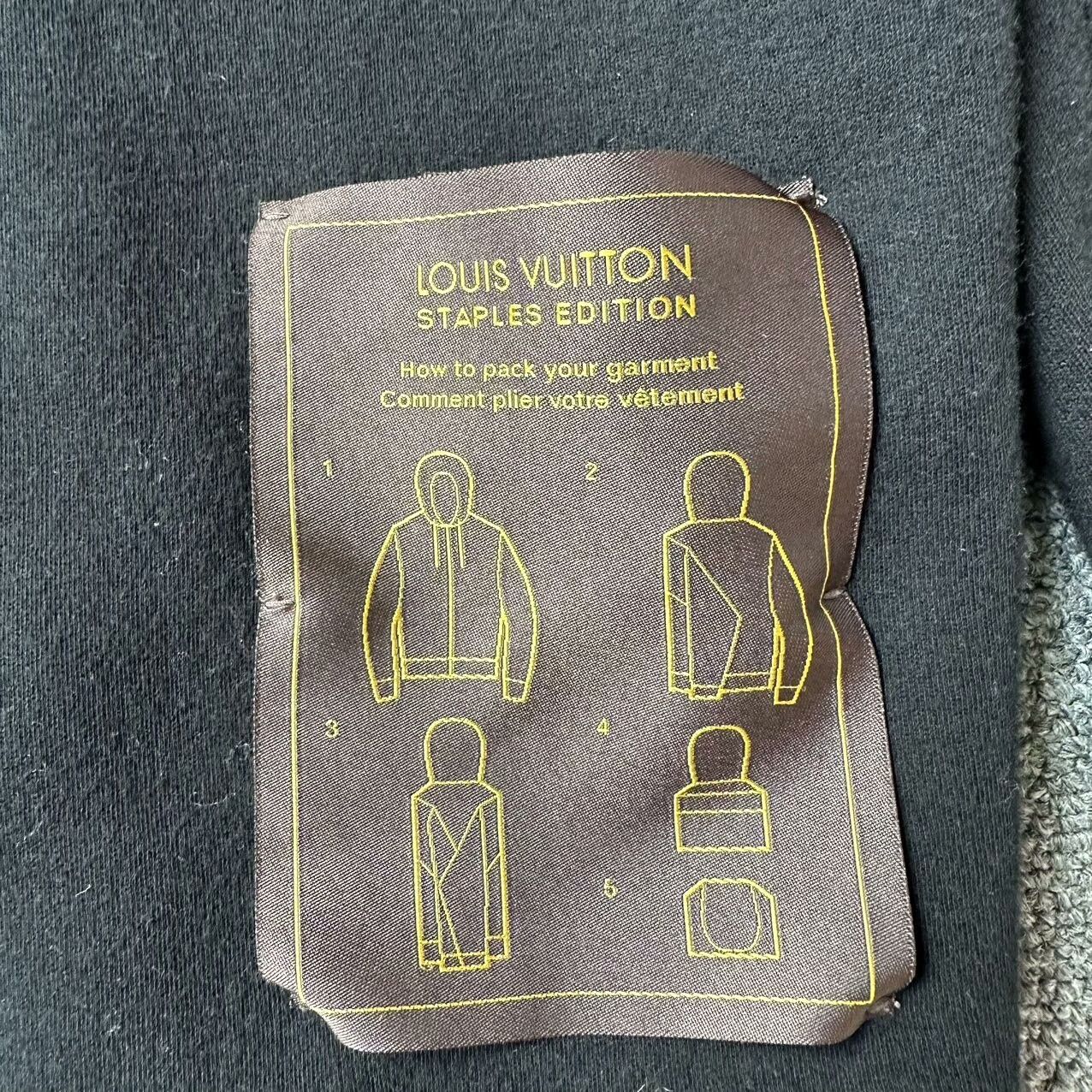 Louis Vuitton Louis Vuitton Black Hooded Jacket with Pin Size US S / EU 44-46 / 1 - 6 Thumbnail