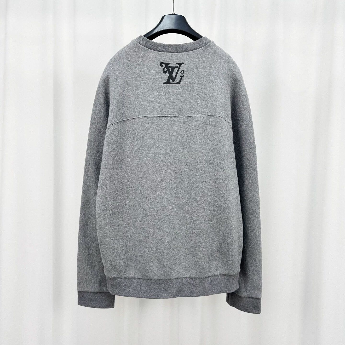 Louis Vuitton Louis Vuitton Nigo Logo Gray Sweatshirt Size US M / EU 48-50 / 2 - 2 Thumbnail