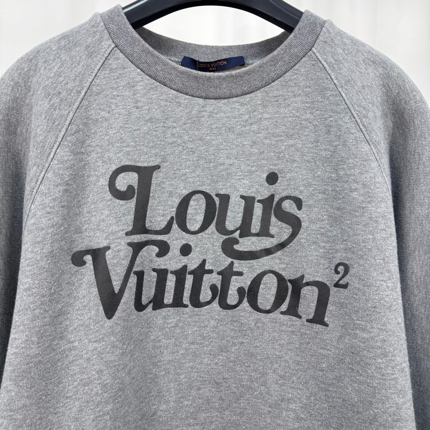Louis Vuitton Louis Vuitton Nigo Logo Gray Sweatshirt Size US M / EU 48-50 / 2 - 3 Thumbnail