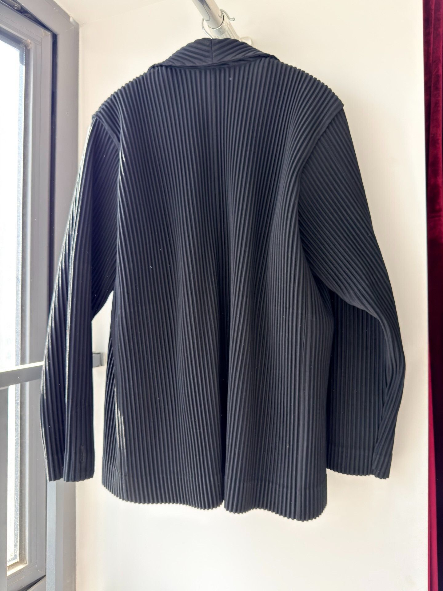 Homme Plisse Issey Miyake Issey Miyake Homme Pleated Black Jacket Size US S / EU 44-46 / 1 - 2 Thumbnail