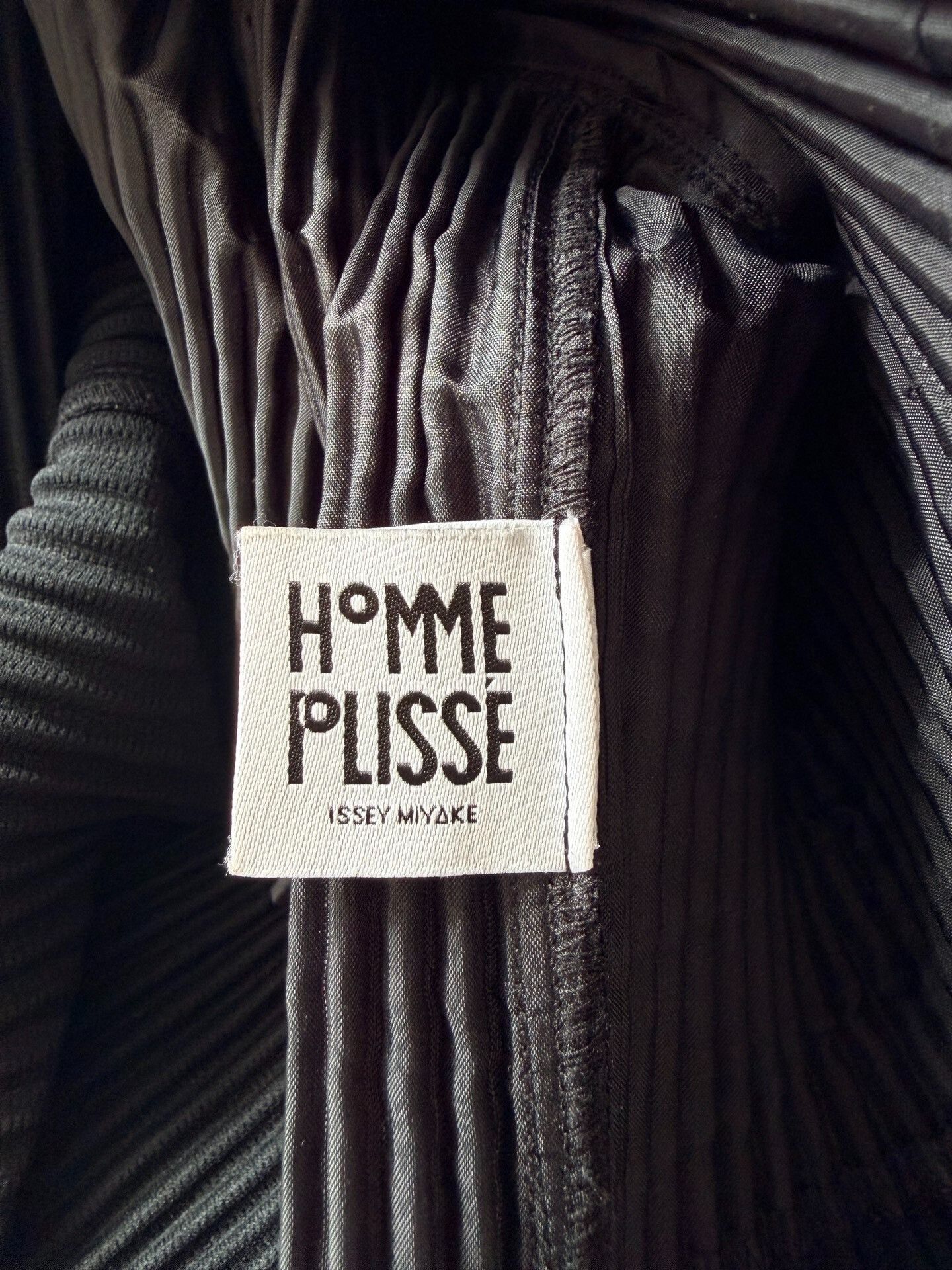 Homme Plisse Issey Miyake Issey Miyake Homme Pleated Black Jacket Size US S / EU 44-46 / 1 - 3 Thumbnail