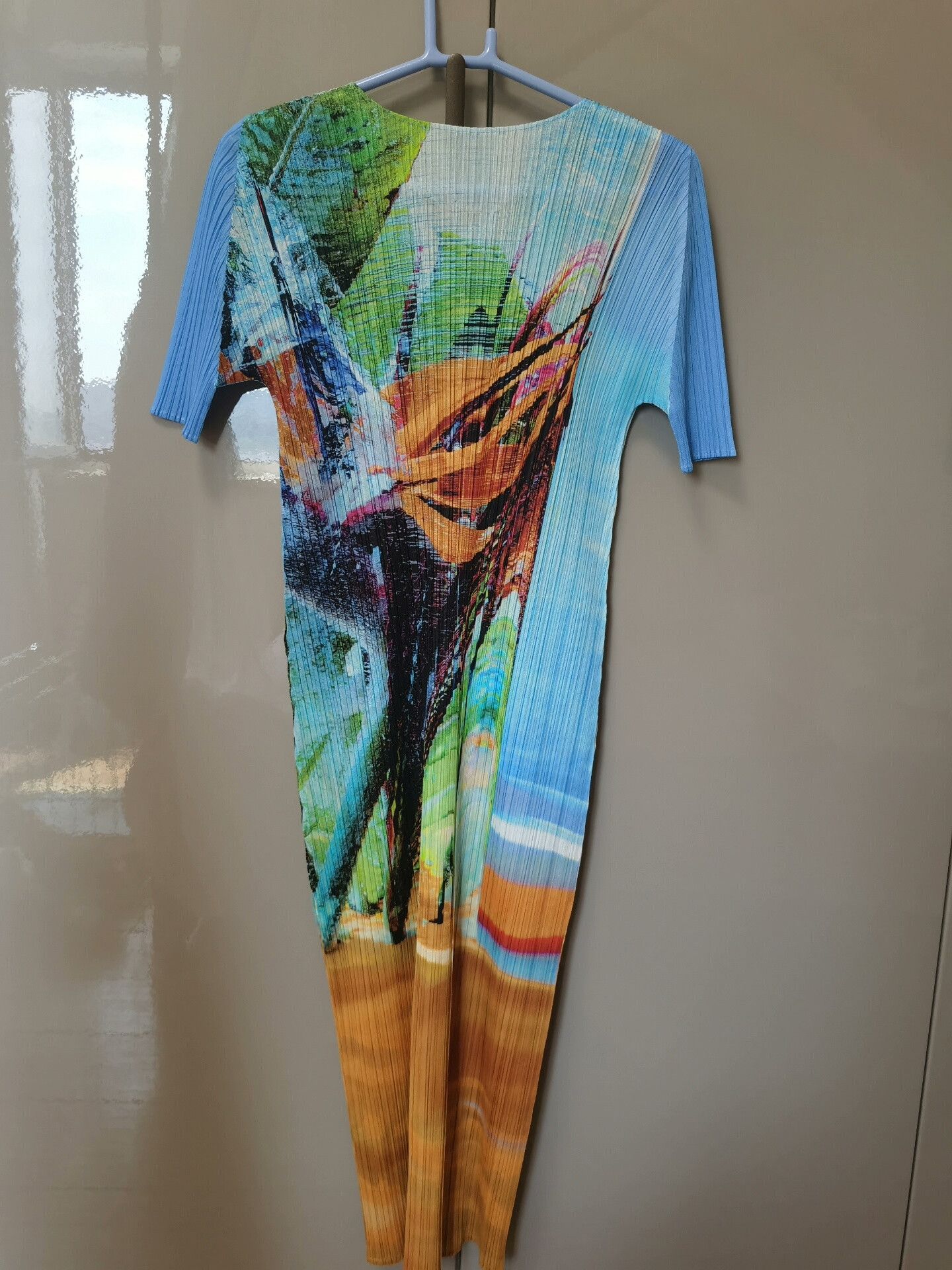Issey Miyake Issey Miyake Pleated Long Dress Size 3 Size L / US 10 / IT 46 - 2 Thumbnail