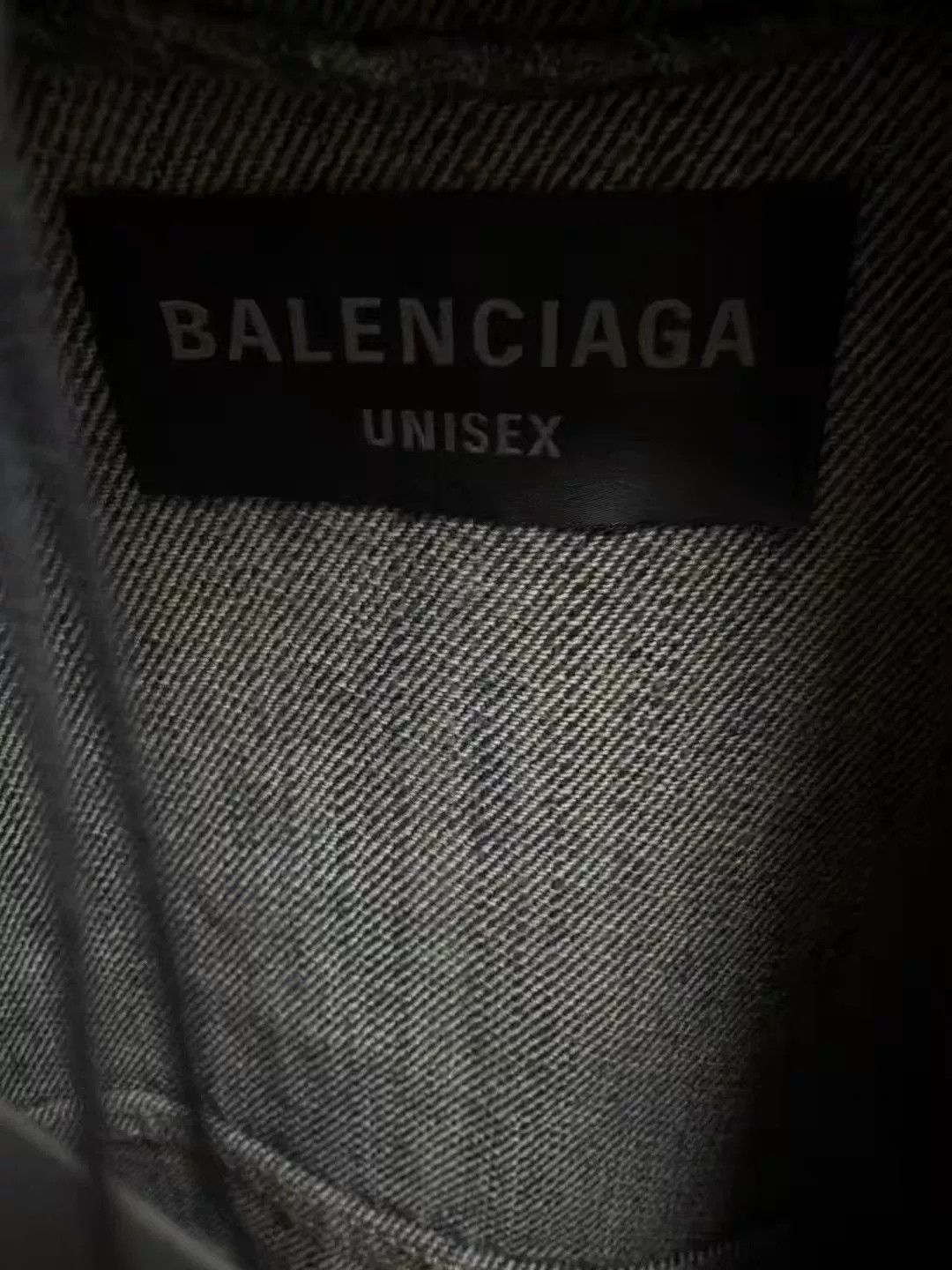 Balenciaga Balenciaga Graffiti Denim Jacket with Rhinestones Size US S / EU 44-46 / 1 - 3 Thumbnail