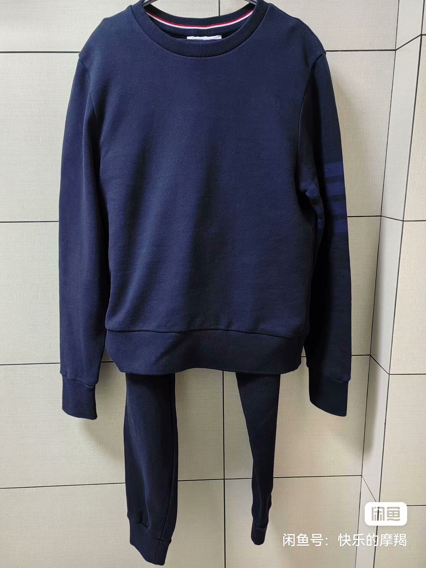 Thom Browne Thom Browne Navy Blue Sports Set Size US XS / EU 42 / 0 - 3 Thumbnail