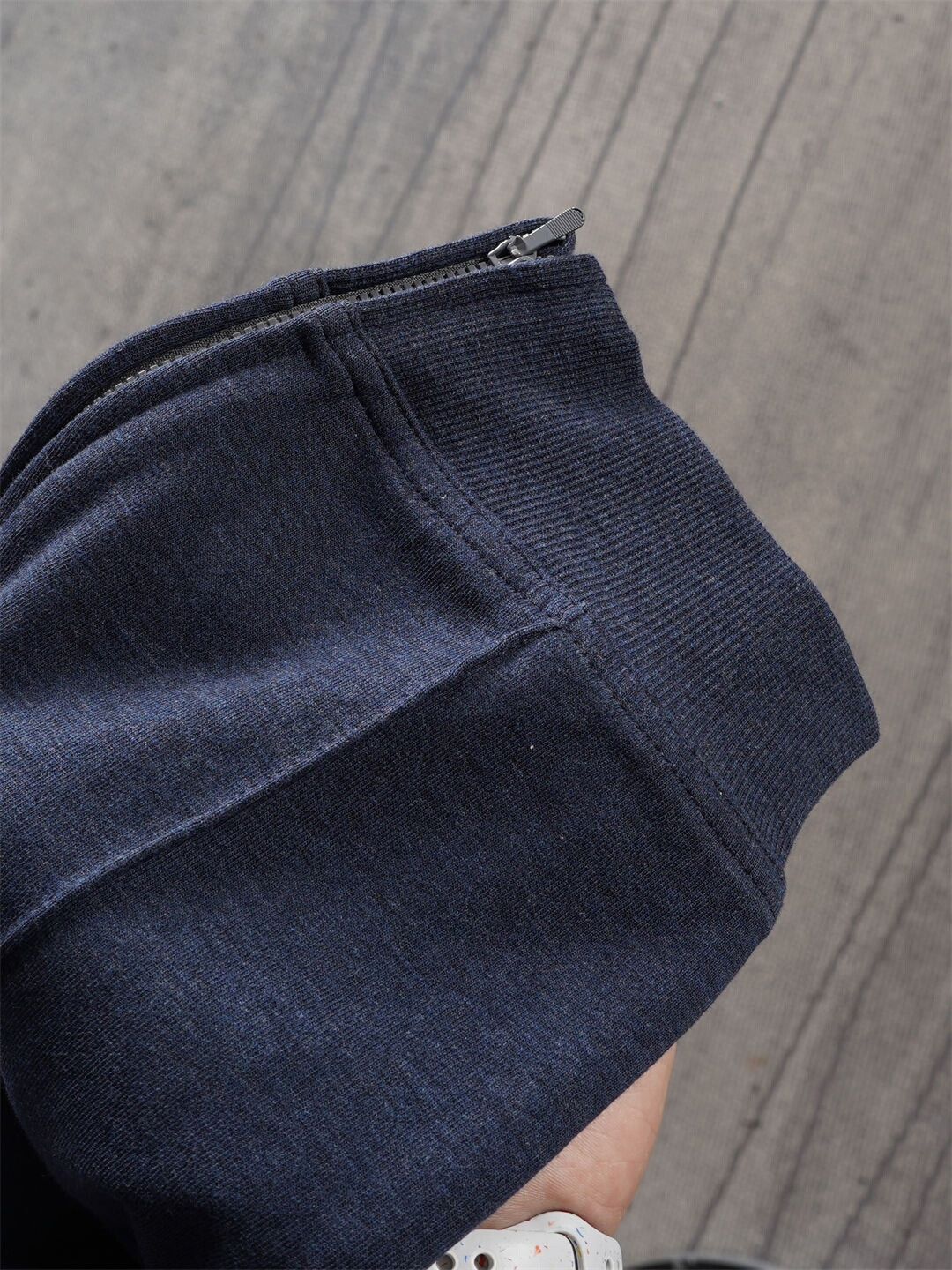 Brunello Cucinelli Gray-Blue Drawstring Joggers by Brunello Cucinelli Size US 34 / EU 50 - 5 Thumbnail