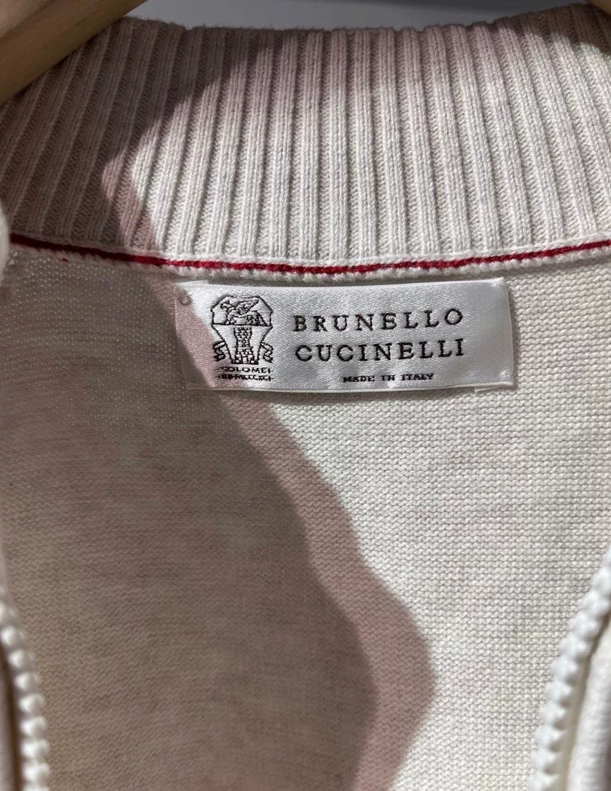 Brunello Cucinelli Brunello Cucinelli men's zip-neck sweater Size US M / EU 48-50 / 2 - 3 Thumbnail
