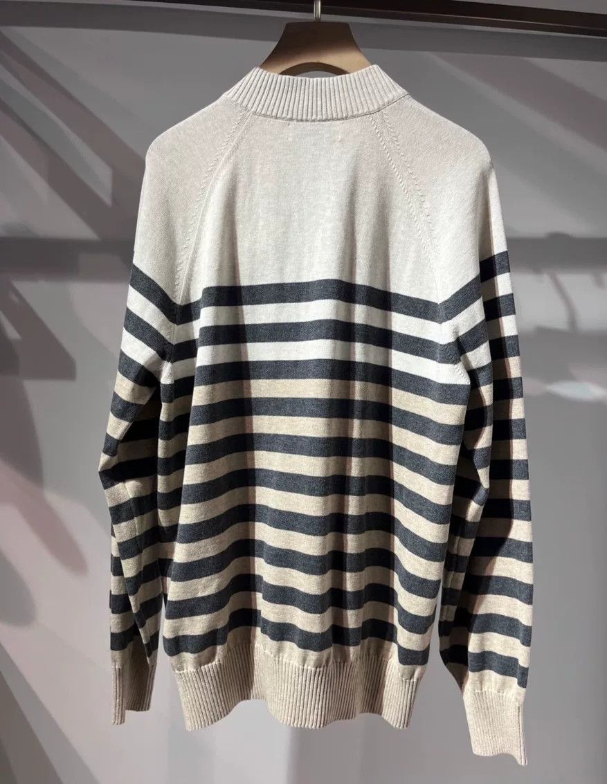 Brunello Cucinelli Brunello Cucinelli men's zip-neck sweater Size US M / EU 48-50 / 2 - 2 Thumbnail