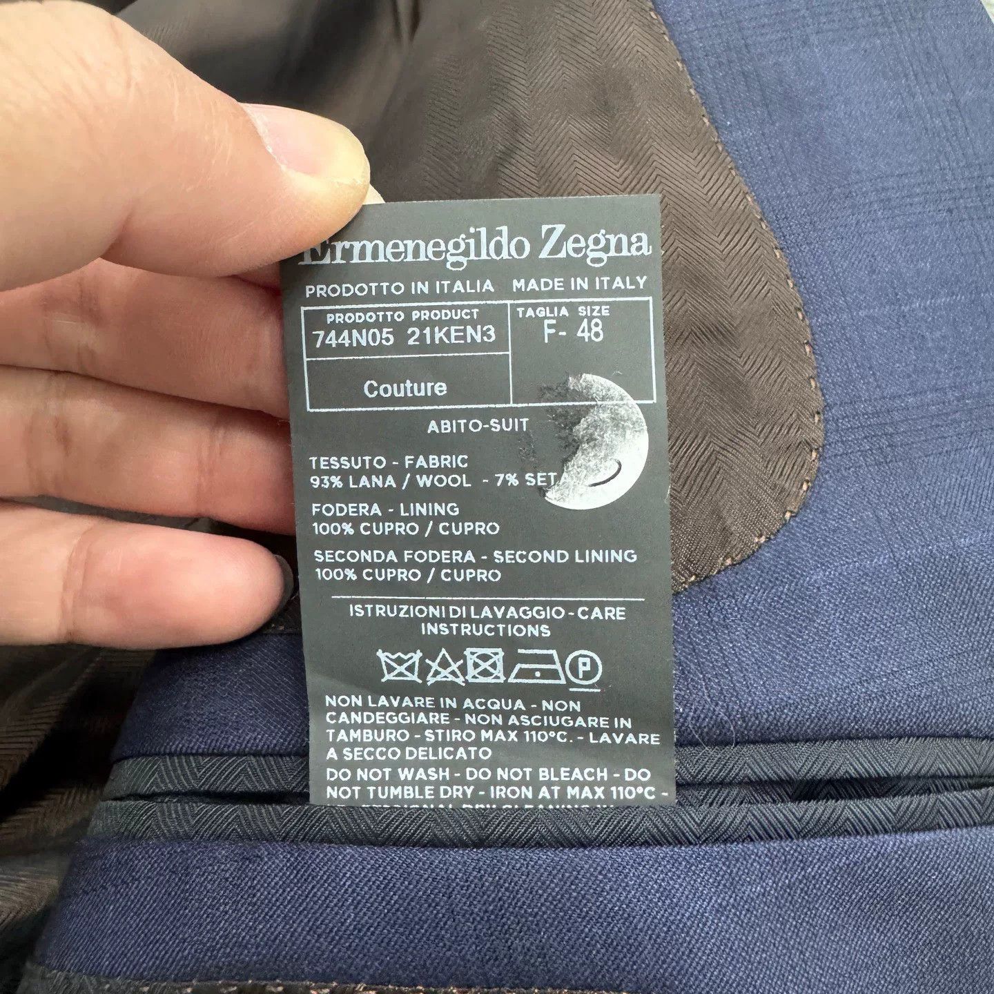 Ermenegildo Zegna Ermenegildo Zegna Wool Blazer for Men Size US M / EU 48-50 / 2 - 5 Thumbnail