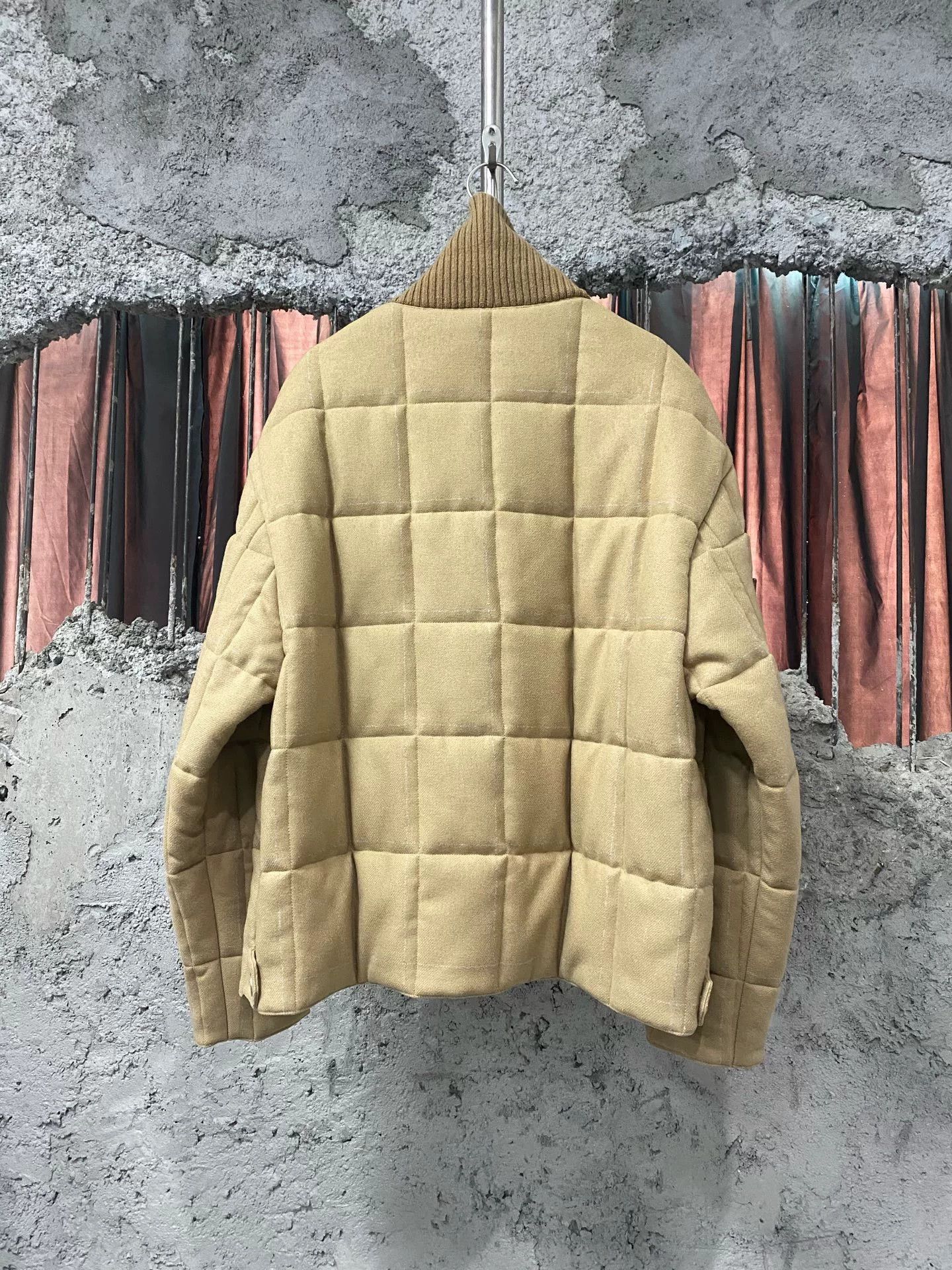 Hermes Hermes Beige Quilted Jacket for Men Size US M / EU 48-50 / 2 - 2 Thumbnail