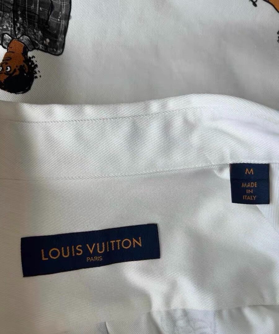 LVXWA Colorful Illustrated Louis Vuitton Men's Shirt Size US M / EU 48-50 / 2 - 7 Thumbnail