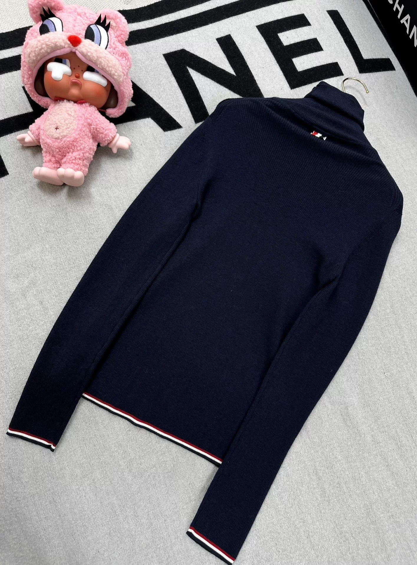 Thom Browne Thom Browne Navy Turtleneck Sweater Size US XXS / EU 40 - 3 Thumbnail