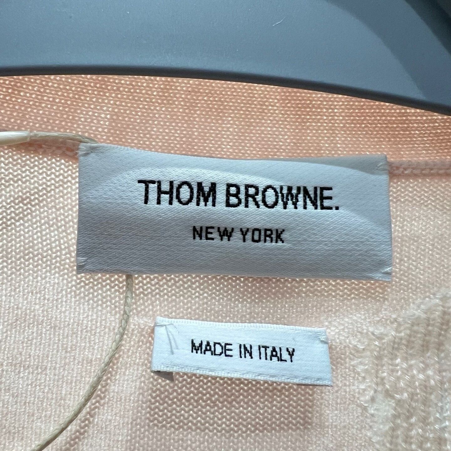 Thom Browne ThomBrowne Pink Knitted V-Neck Cardigan Size S / US 4 / IT 40 - 3 Thumbnail