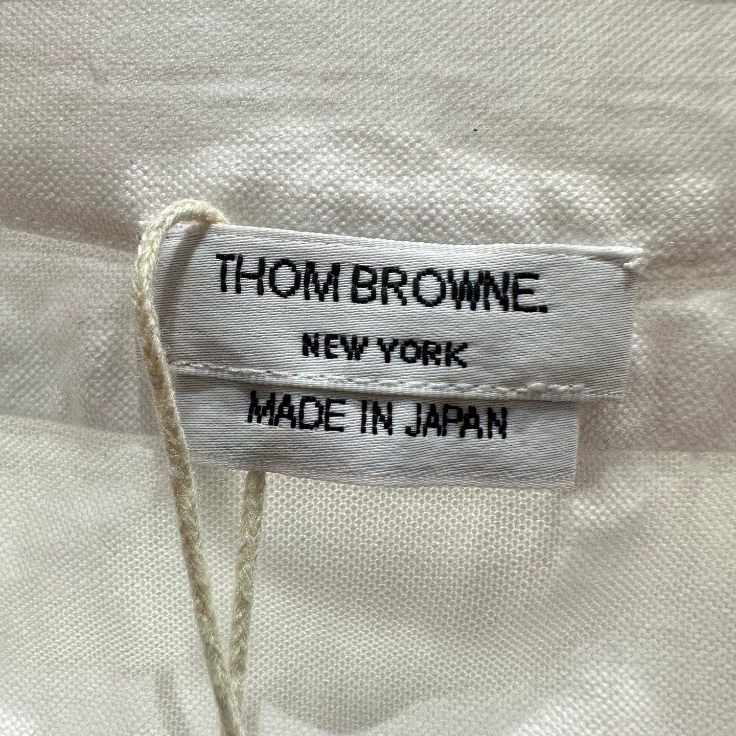 Thom Browne Thom Browne Decorative Tie White Shirt Size US XS / EU 42 / 0 - 3 Thumbnail