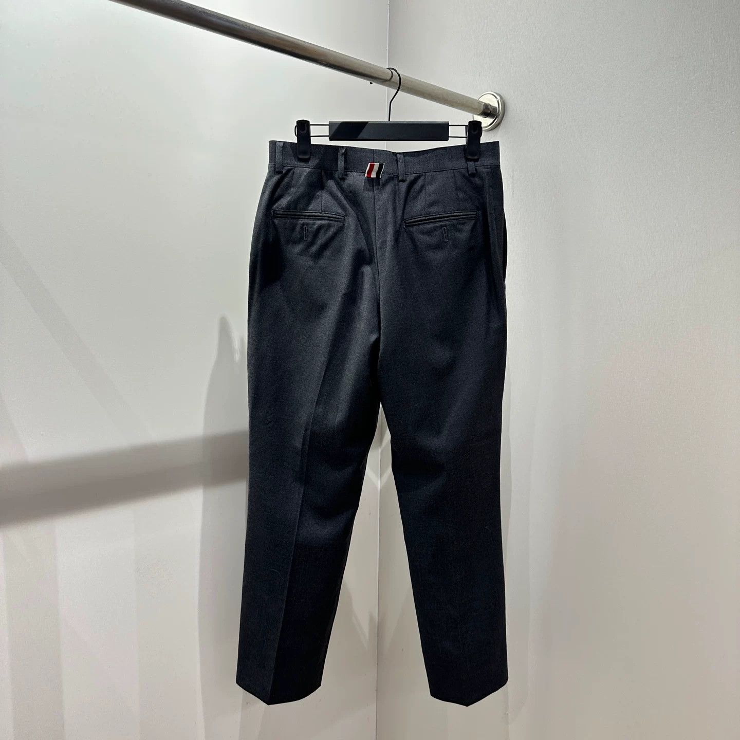 Thom Browne Thom Browne Wool Trousers Dark Gray Size US 26 / EU 42 - 2 Thumbnail