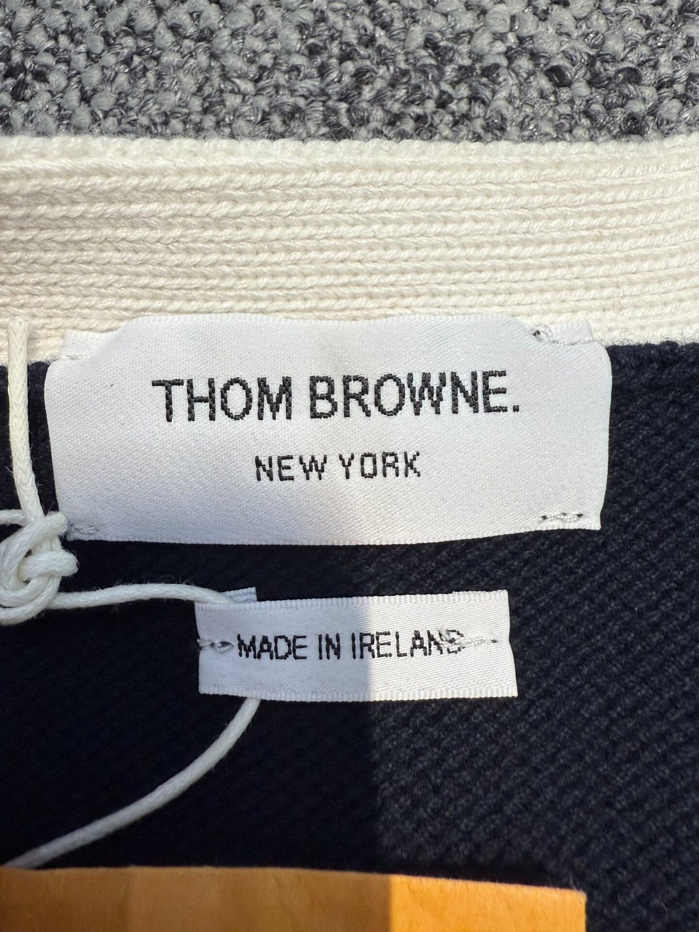 Thom Browne Thom Browne Navy Blue Cardigan with Stripes Size US S / EU 44-46 / 1 - 2 Thumbnail