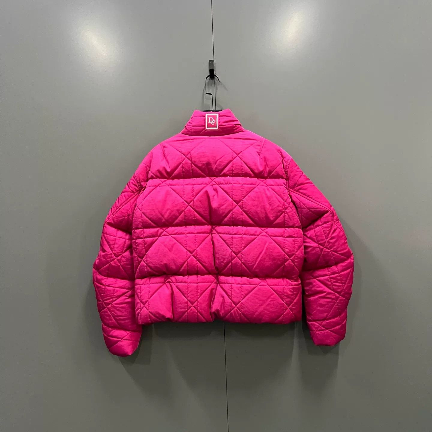 Dior Dior Pink High Collar Puffer Jacket Size L / US 10 / IT 46 - 2 Thumbnail
