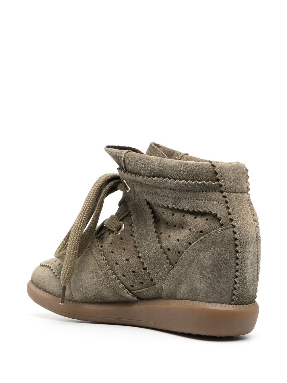 Isabel Marant BOBBY LEATHER SNEAKERS Size US 7 / IT 37 - 3 Thumbnail