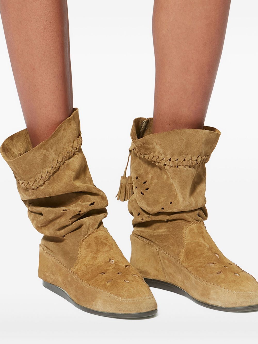 Isabel Marant WELKY LEATHER BOOTS Size US 11 / IT 41 - 4 Thumbnail