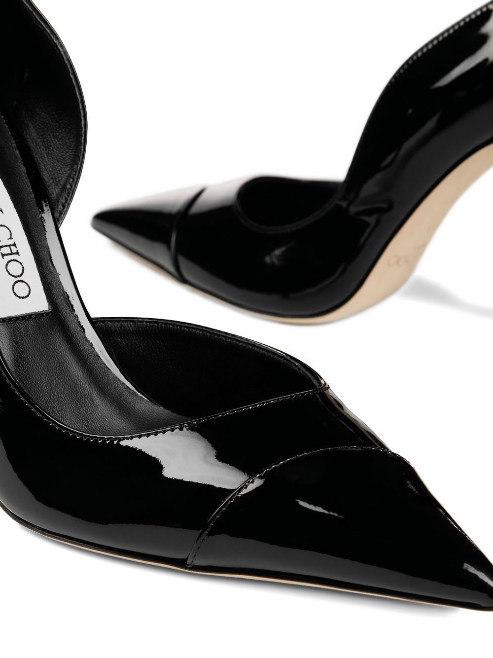 Jimmy Choo BRIGITTE PATENT LEATHER PUMPS Size US 6 / IT 36 - 3 Thumbnail