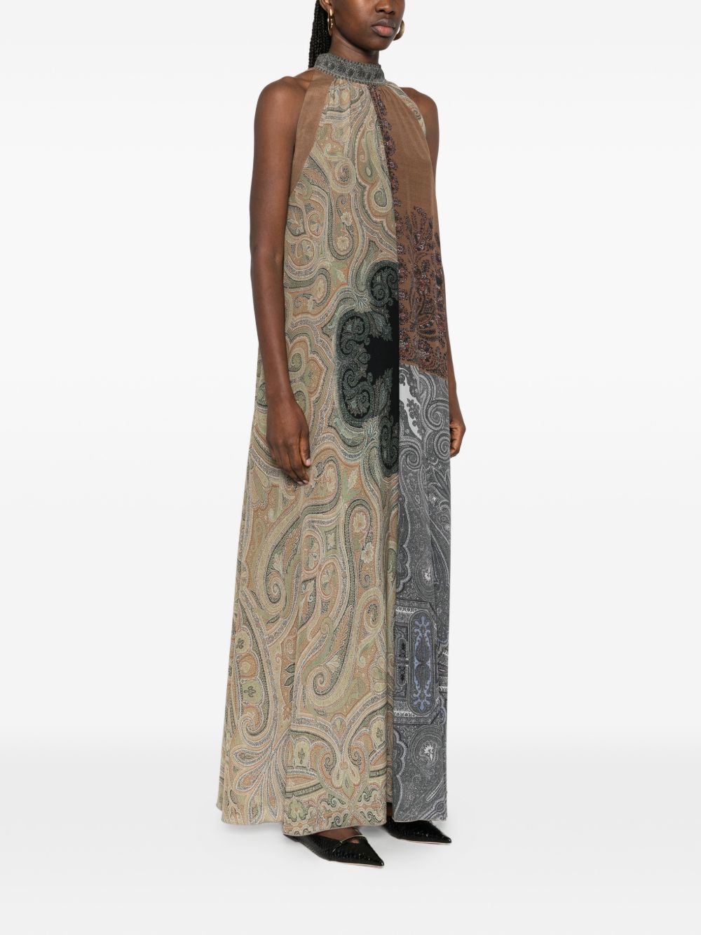 Pierre-Louis Mascia PRINTED SILK DRESS Size M / US 6-8 / IT 42-44 - 5 Thumbnail
