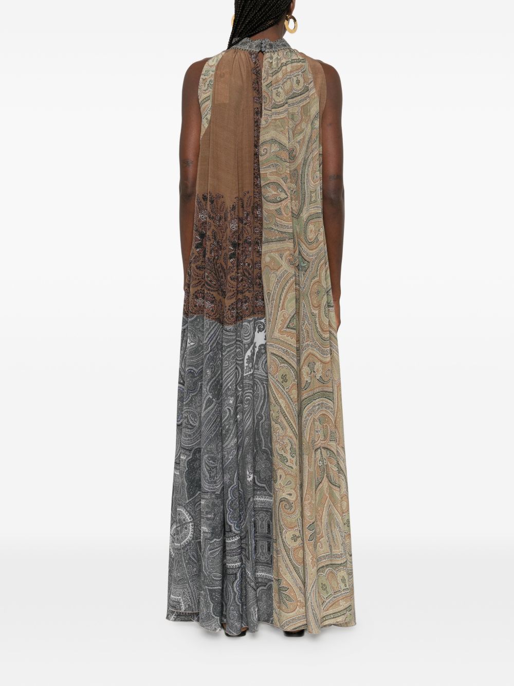 Pierre-Louis Mascia PRINTED SILK DRESS Size M / US 6-8 / IT 42-44 - 4 Thumbnail