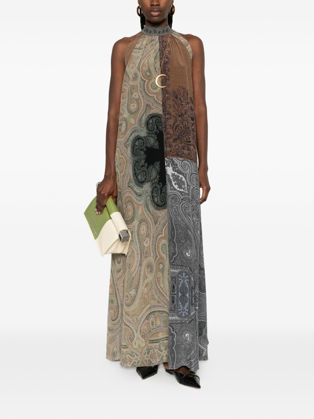 Pierre-Louis Mascia PRINTED SILK DRESS Size M / US 6-8 / IT 42-44 - 2 Thumbnail