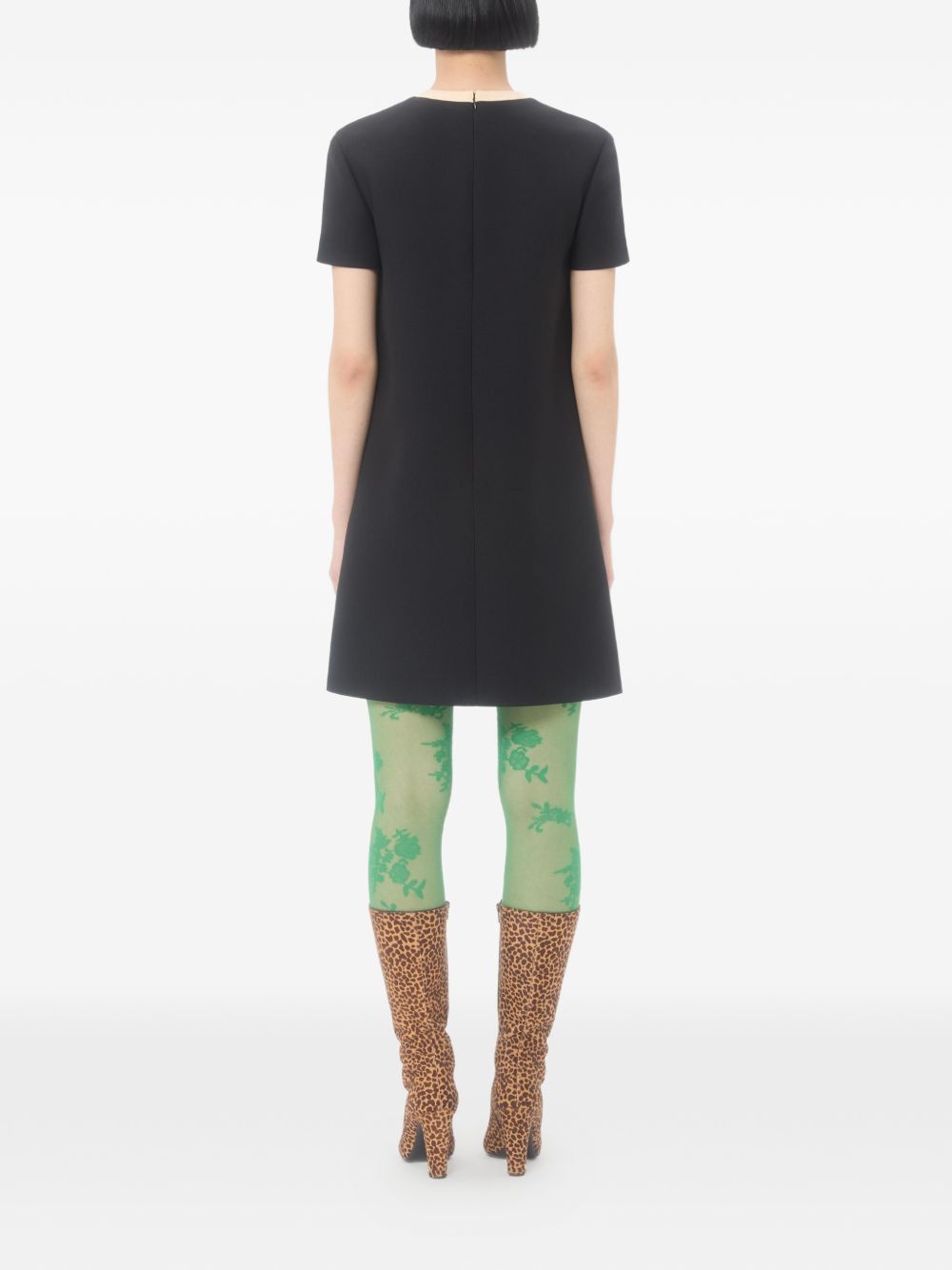 Valentino WOOL AND SILK BLEND DRESS Size S / US 4 / IT 40 - 4 Thumbnail
