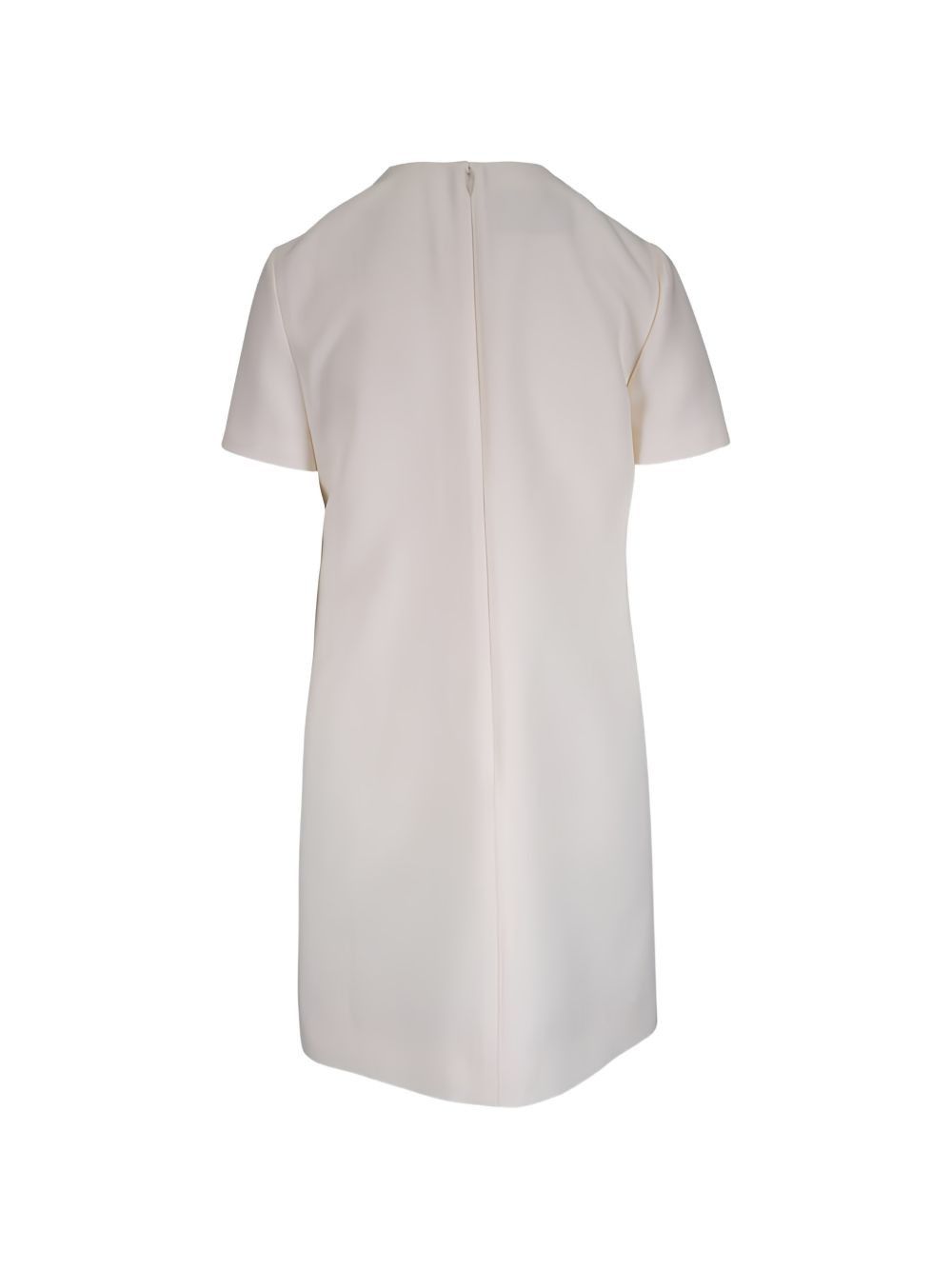 Valentino VLOGO SIGNATURE WOOL AND SILK DRESS Size XS / US 0-2 / IT 36-38 - 2 Thumbnail