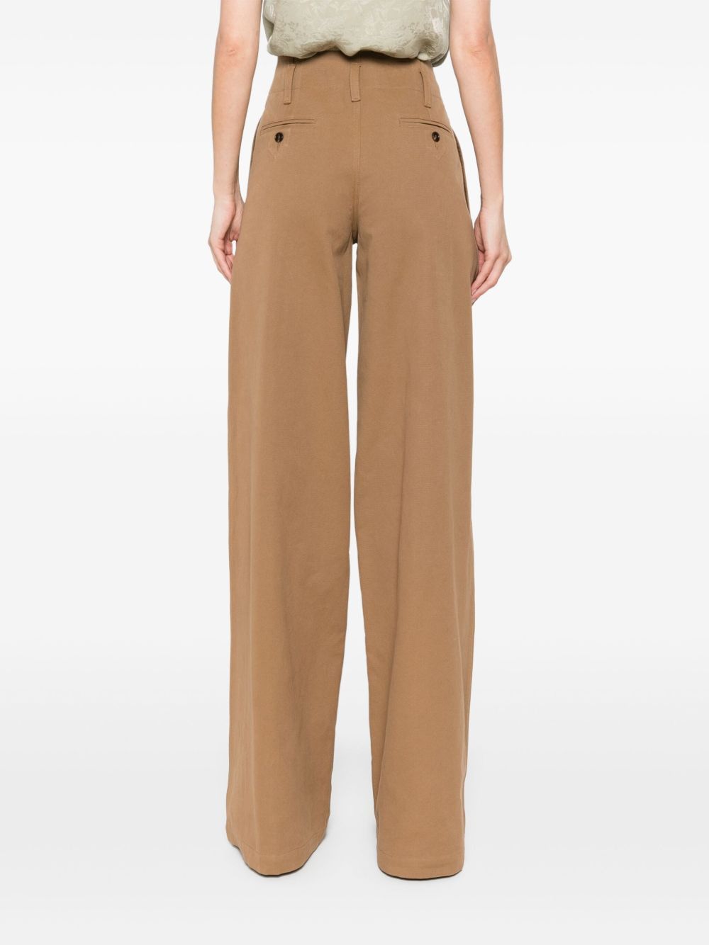 Chloe COTTON WIDE-LEG TROUSERS Size 27" / US 4 / IT 40 - 5 Thumbnail