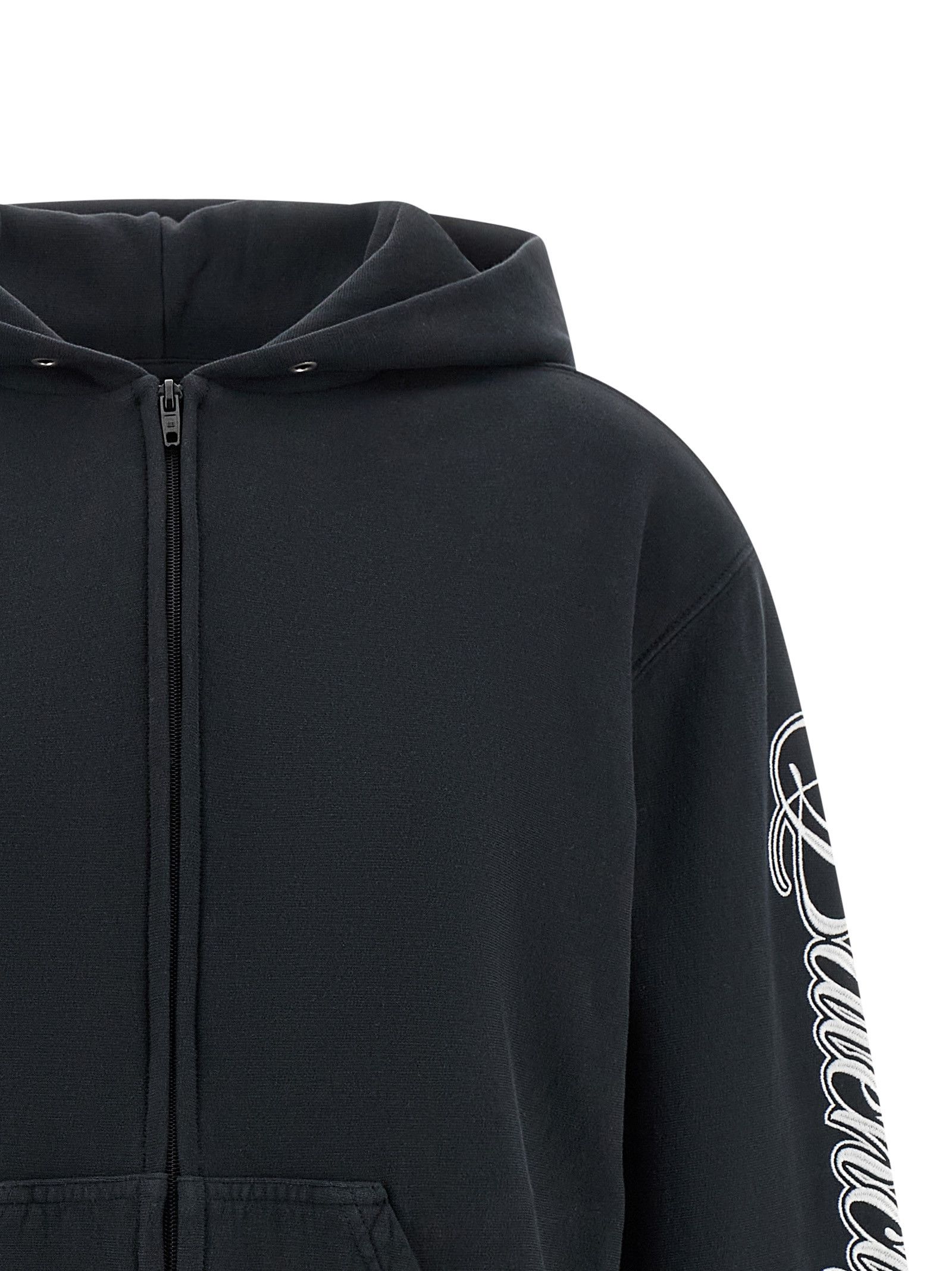 Balenciaga 'Cursive' Hoodie Size XS / US 0-2 / IT 36-38 - 4 Thumbnail
