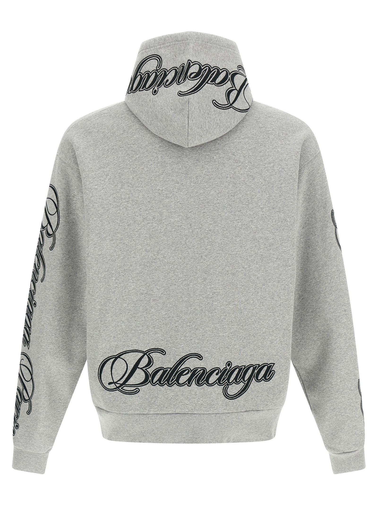 Balenciaga 'Cursive' Hoodie Size XS / US 0-2 / IT 36-38 - 2 Thumbnail