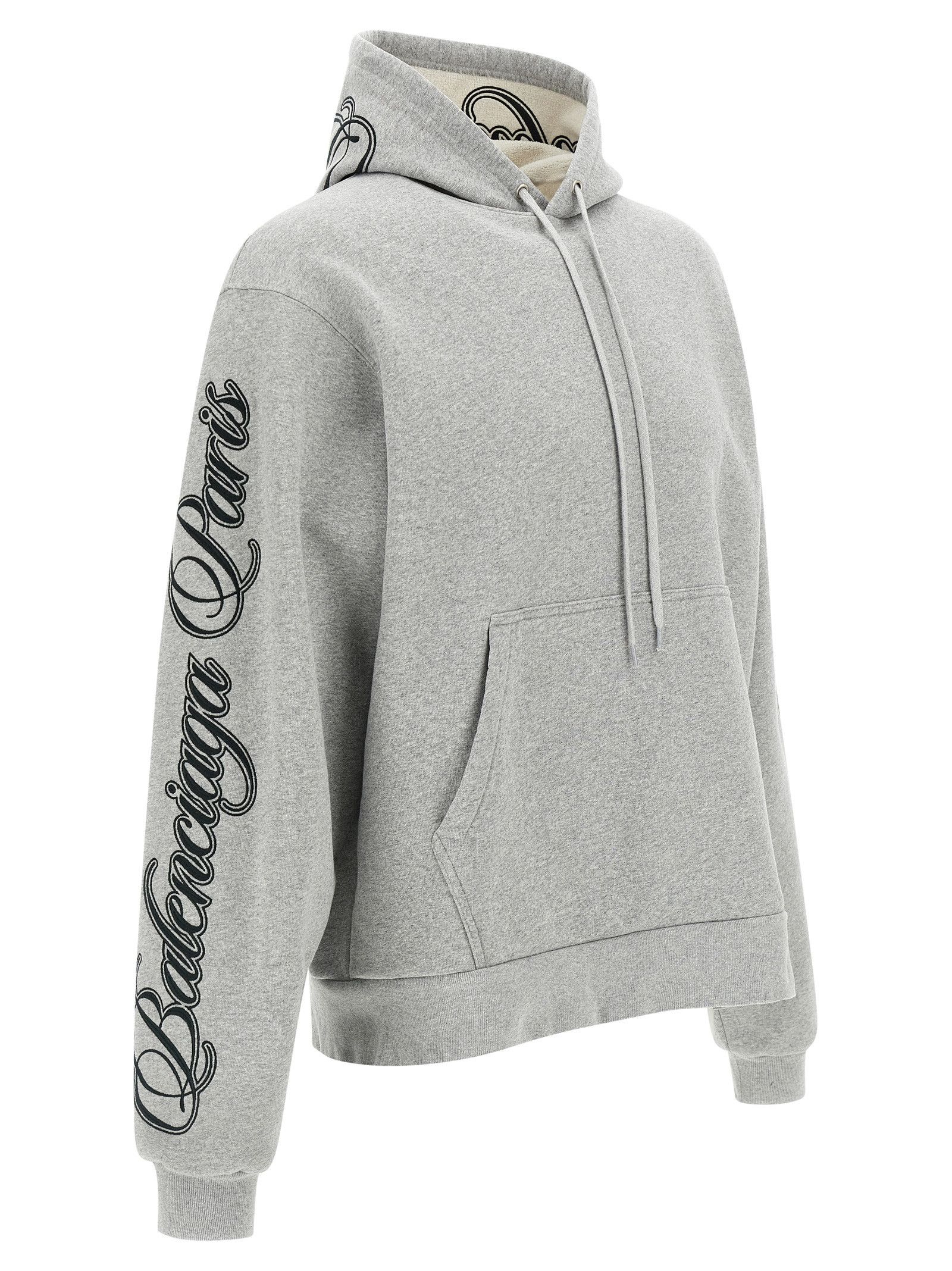 Balenciaga 'Cursive' Hoodie Size XXS / US 00 / IT 34 - 3 Thumbnail