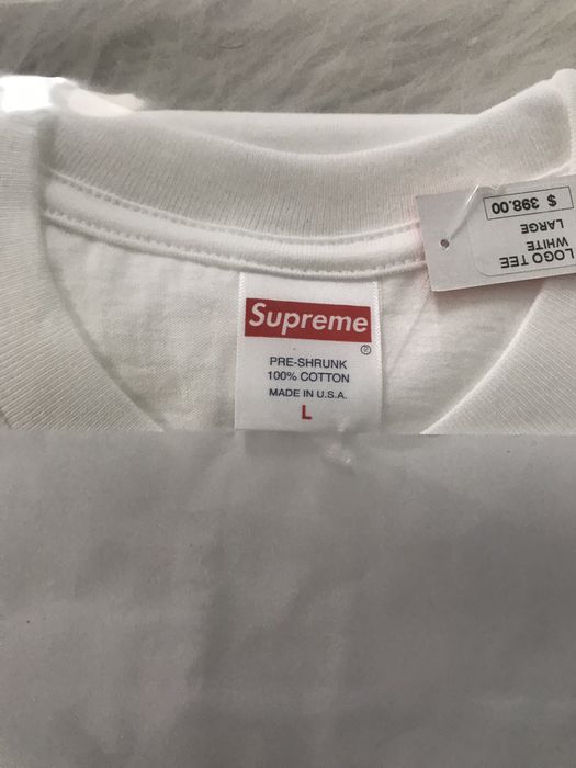 Supreme Supreme Swarovski Box Logo Tee White | Grailed