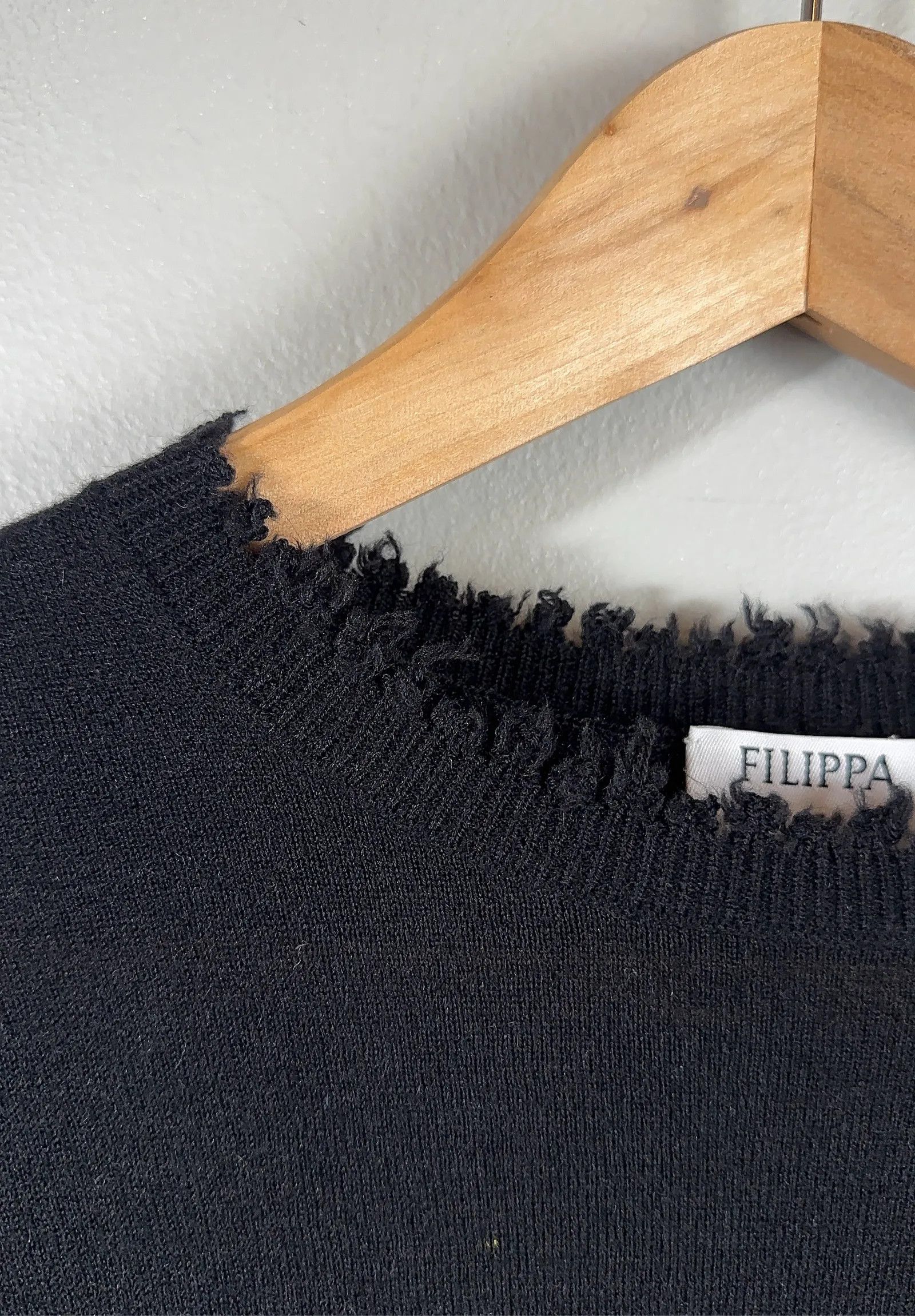 Filippa K Filippa K Frayed R-Neck Top Top Size XXS / US 00 / IT 34 - 7 Thumbnail