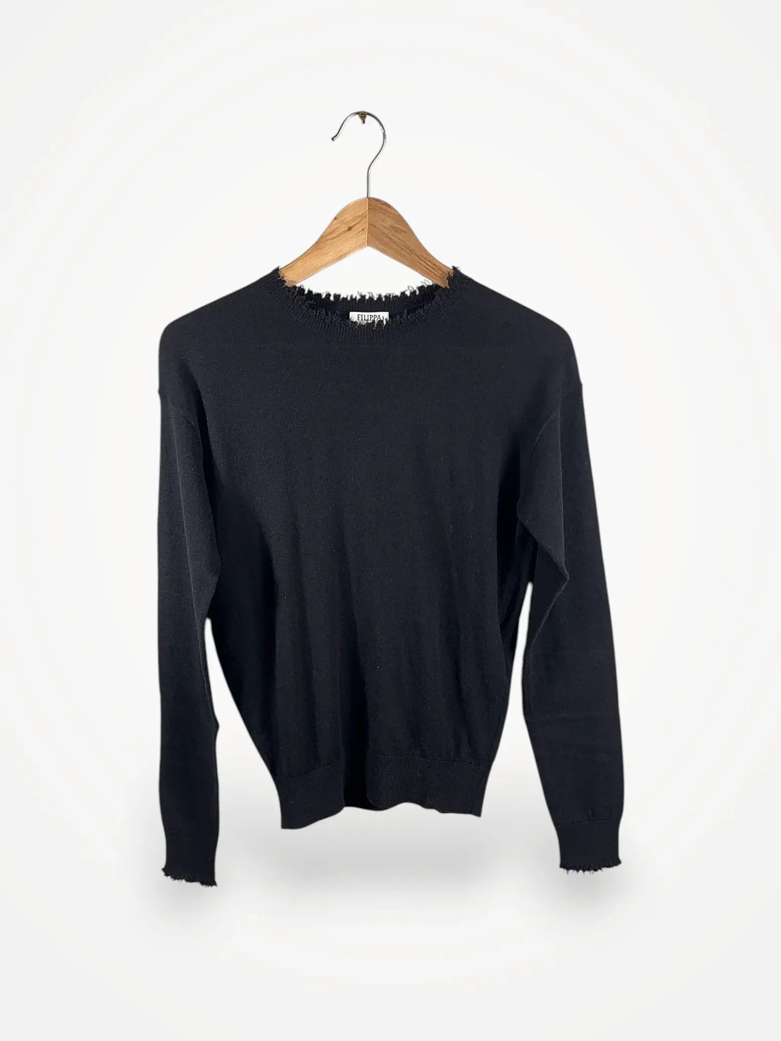 Filippa K Filippa K Frayed R-Neck Top Top Size XXS / US 00 / IT 34 - 2 Thumbnail