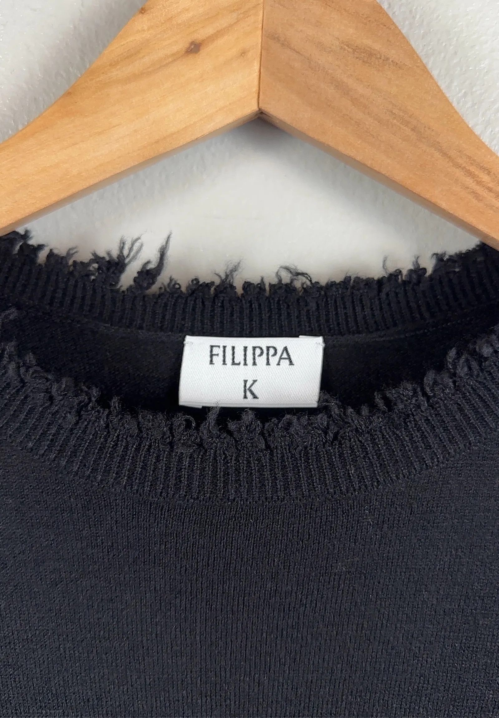 Filippa K Filippa K Frayed R-Neck Top Top Size XS / US 0-2 / IT 36-38 - 3 Thumbnail